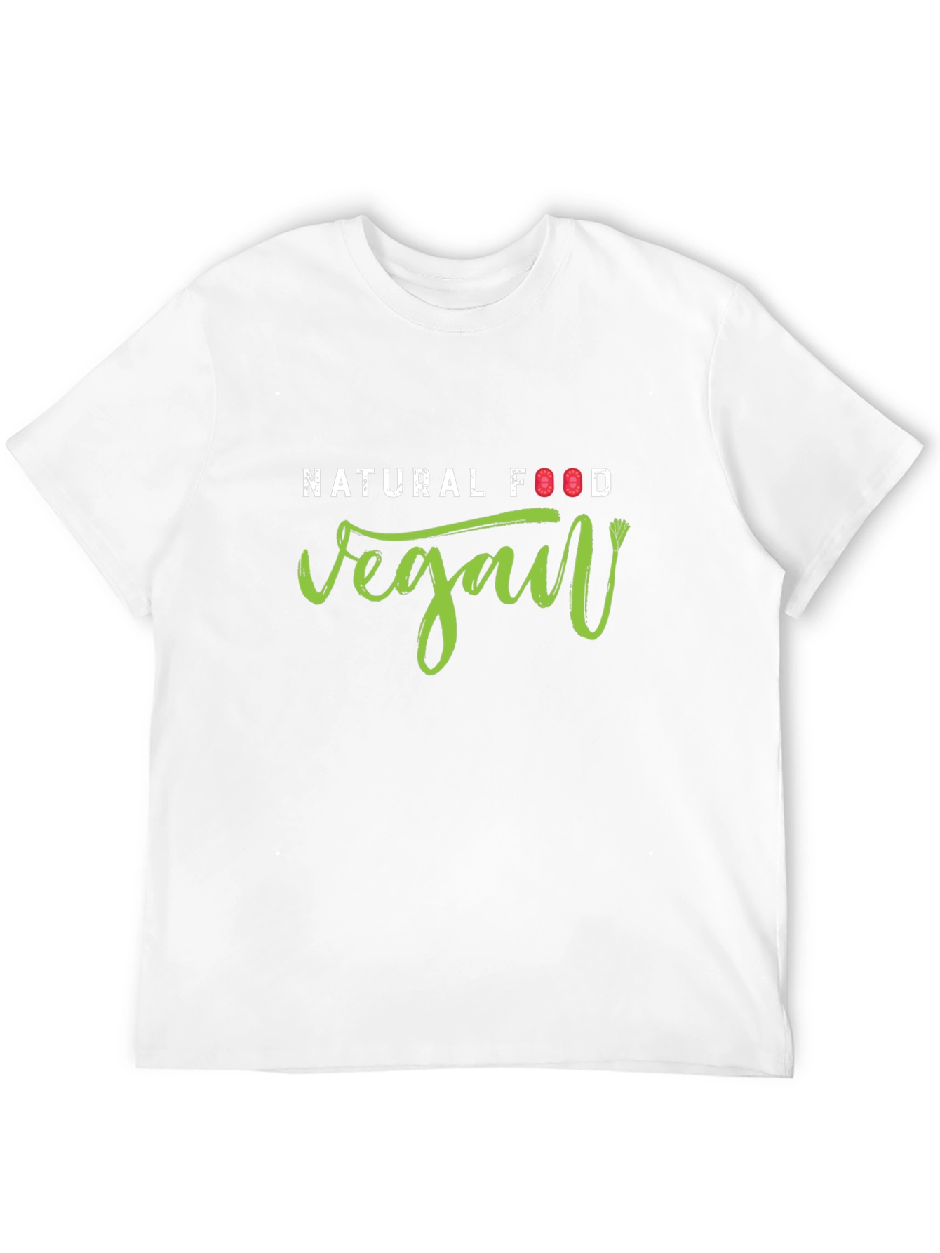Vegan Natural Food Black T-Shirt