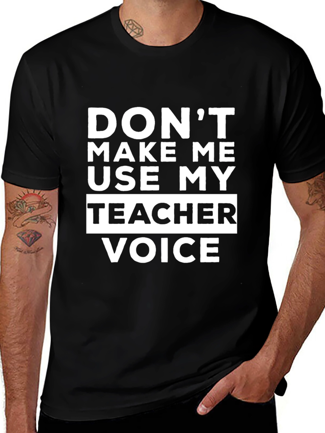 Teacher Voice T-Shirt Funny Educator Tee