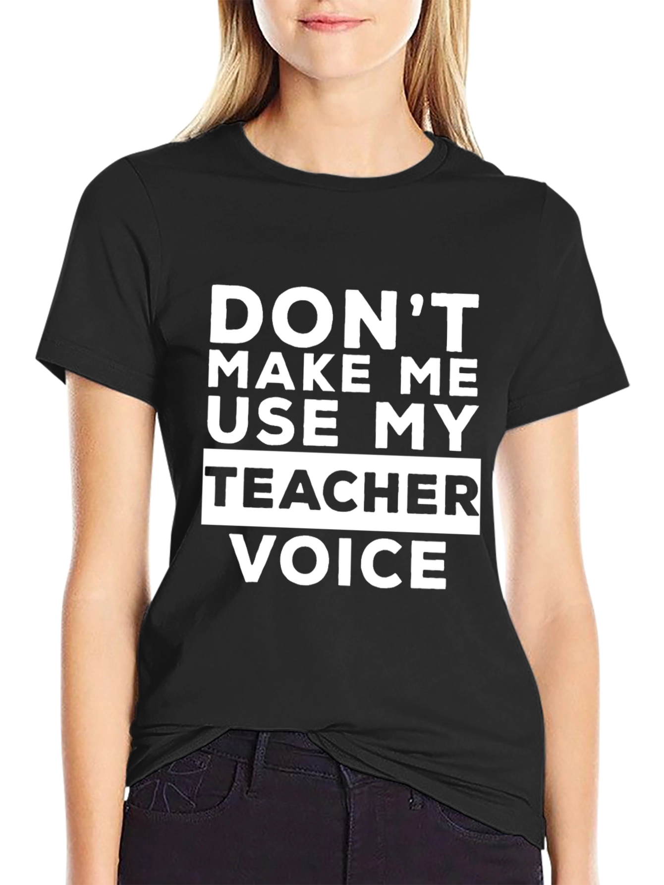 Teacher Voice T-Shirt Funny Educator Tee