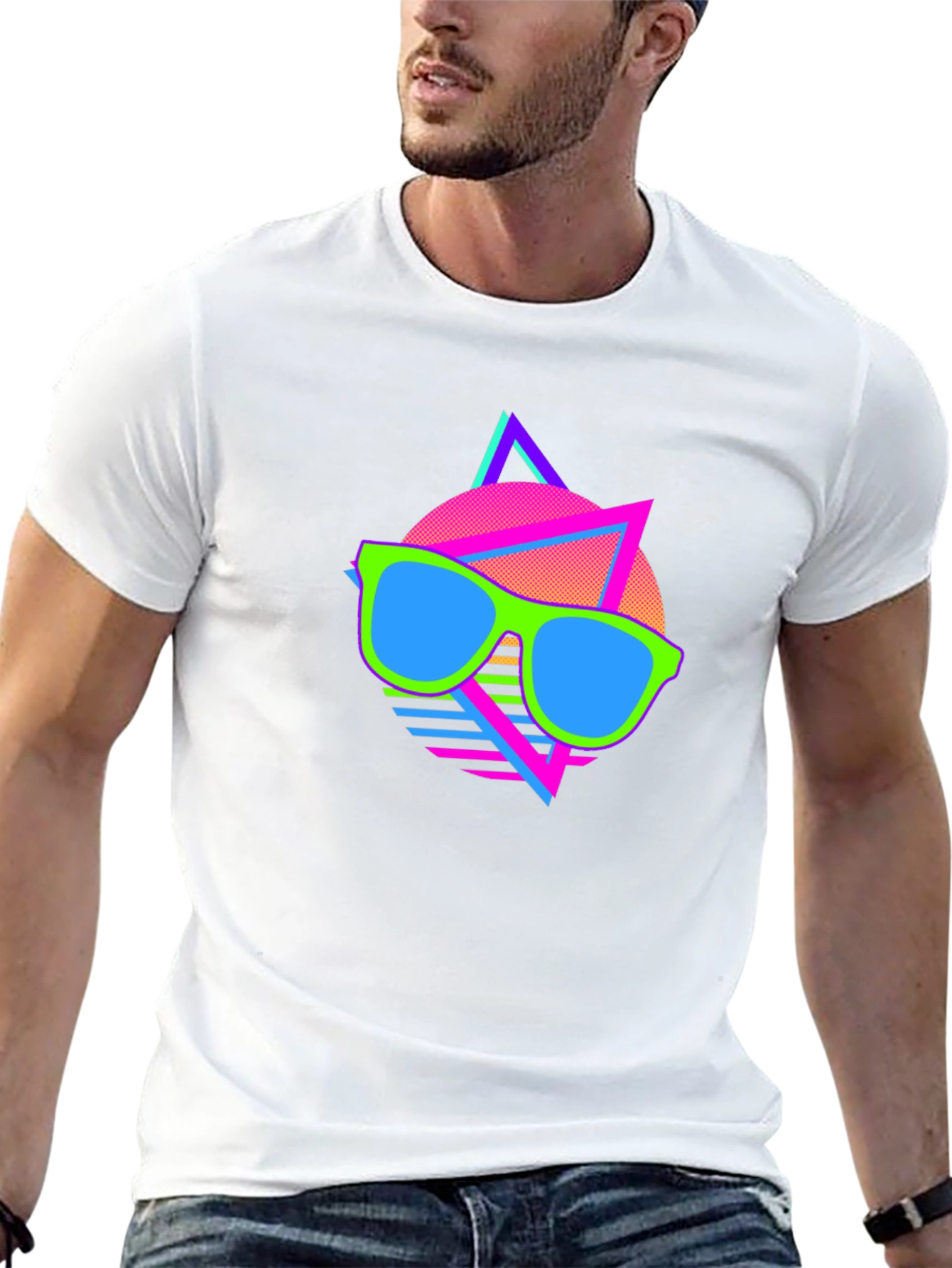 Retro Sunglasses Graphic T-Shirt