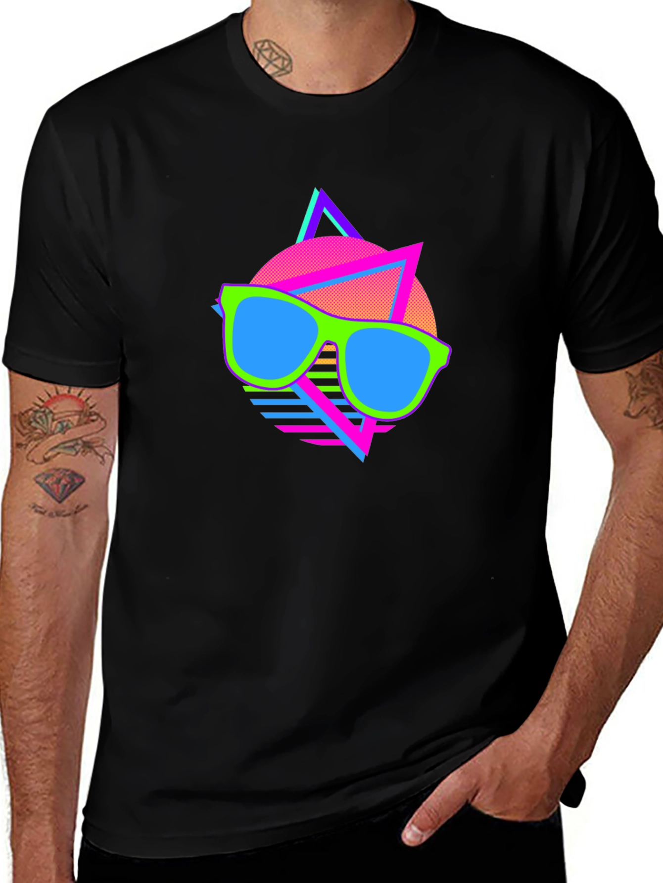 Retro Sunglasses Graphic T-Shirt