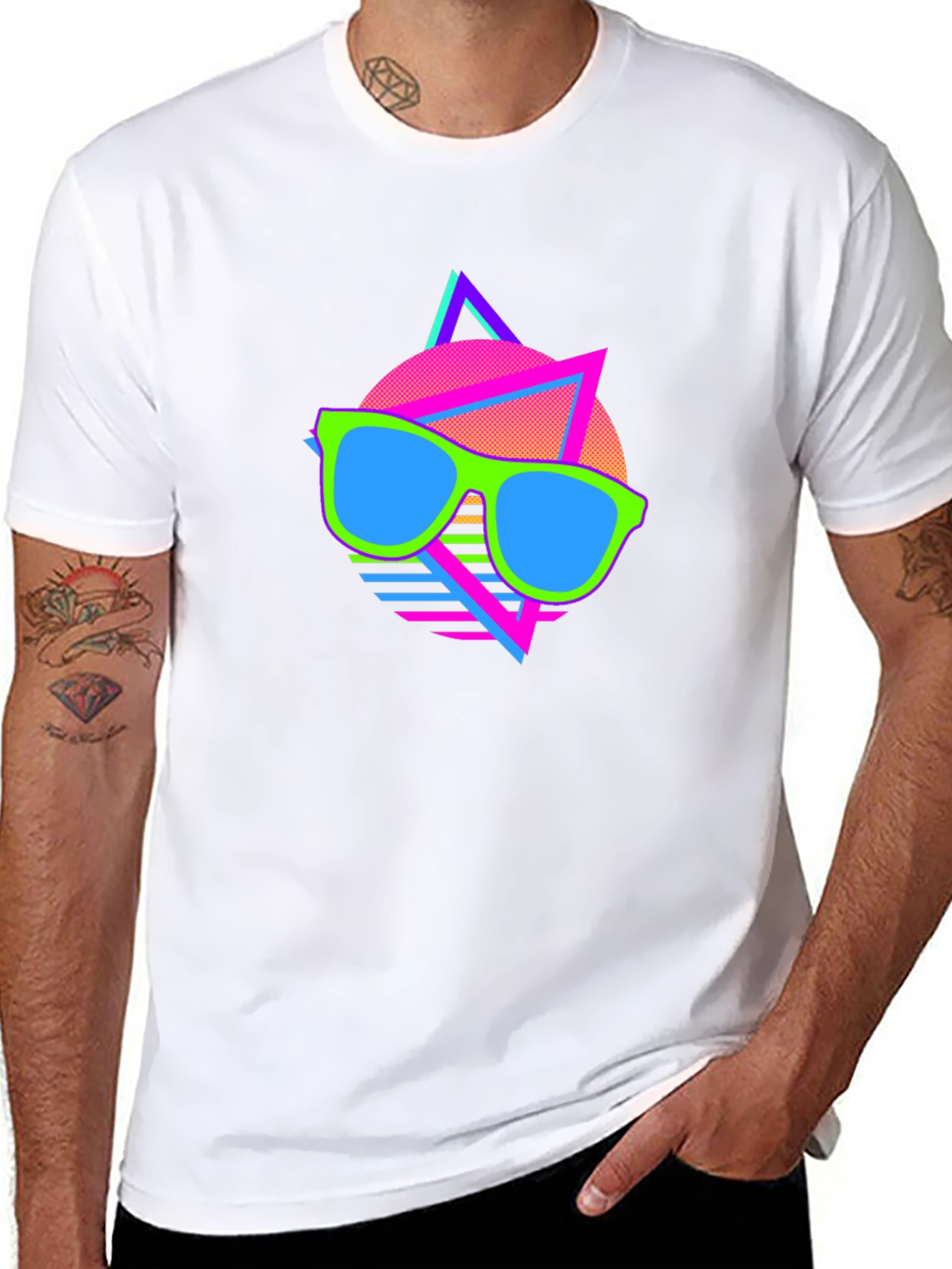 Retro Sunglasses Graphic T-Shirt