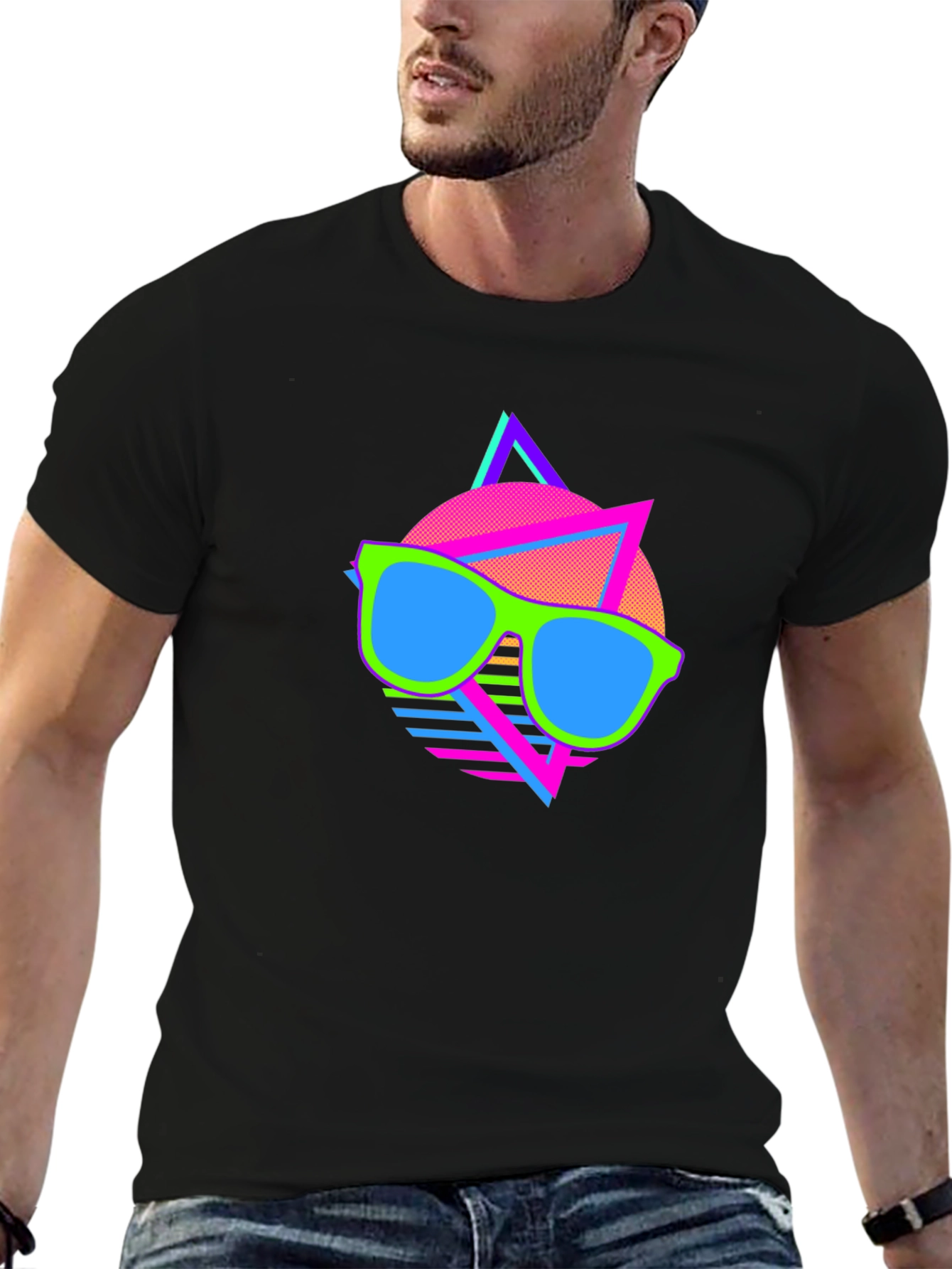 Retro Sunglasses Graphic T-Shirt
