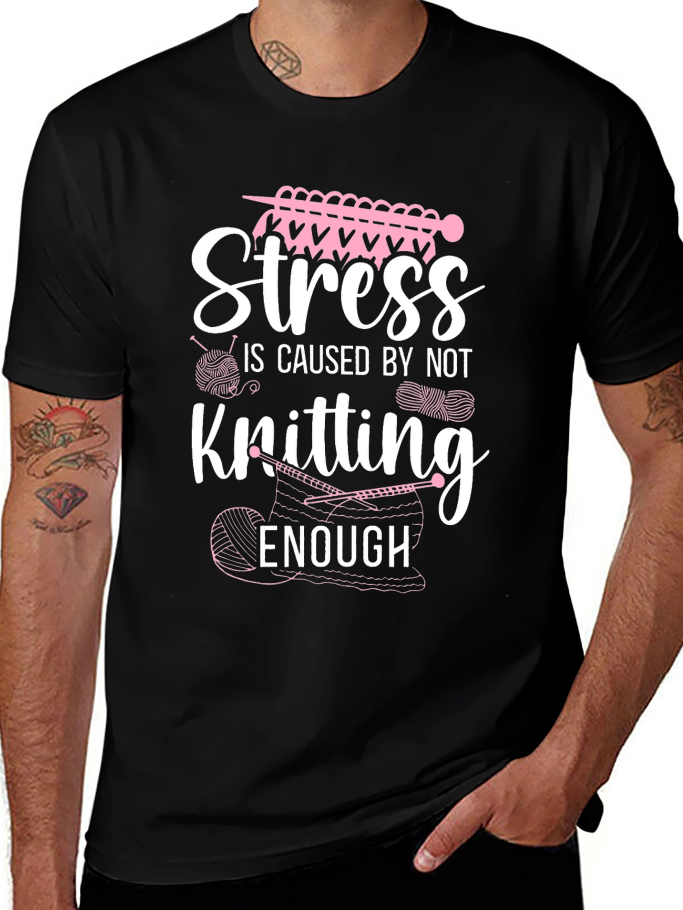Knitting Lover T-Shirt - Stress Relief
