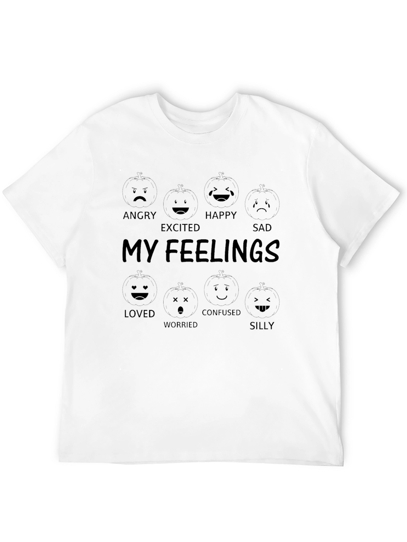 My Feelings Graphic T-Shirt - Black Cotton Tee