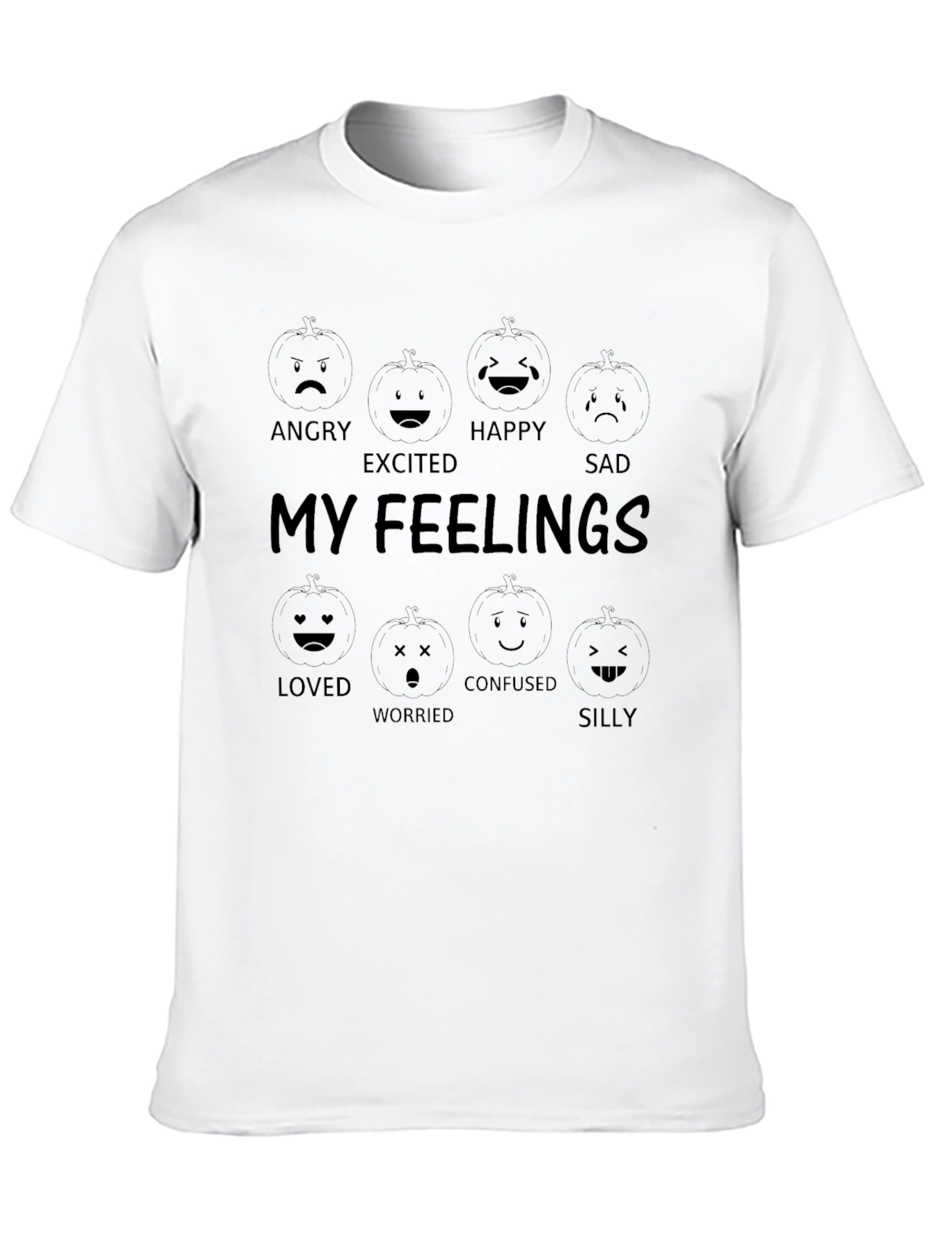 My Feelings Graphic T-Shirt - Black Cotton Tee