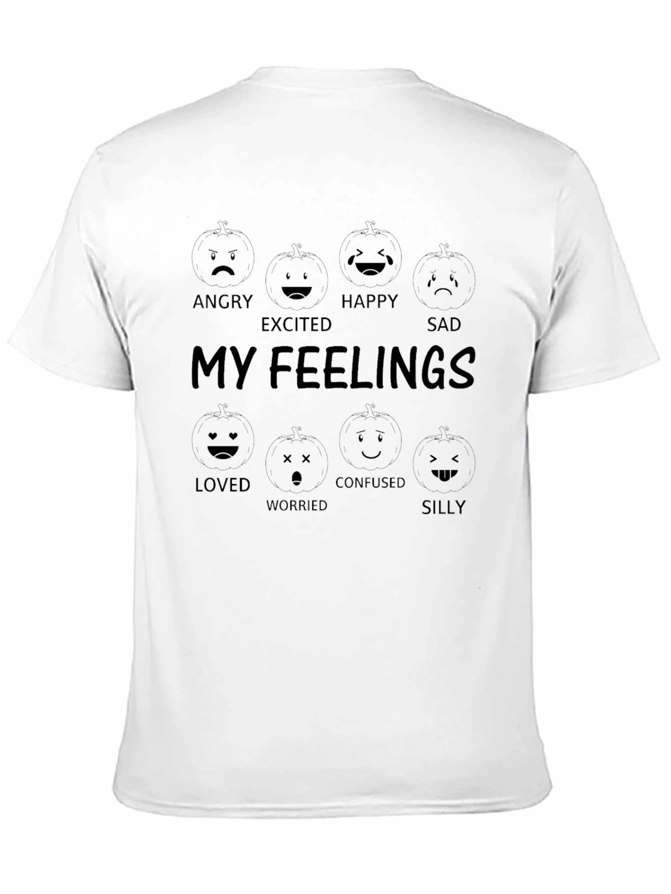 My Feelings Graphic T-Shirt - Black Cotton Tee