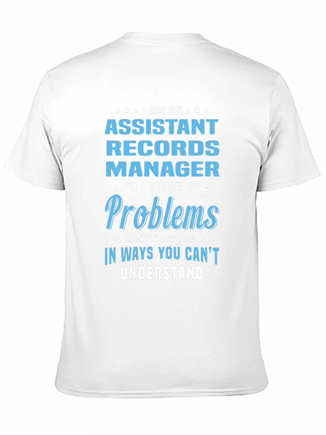 Assistant Records Manager Novelty T-Shirt