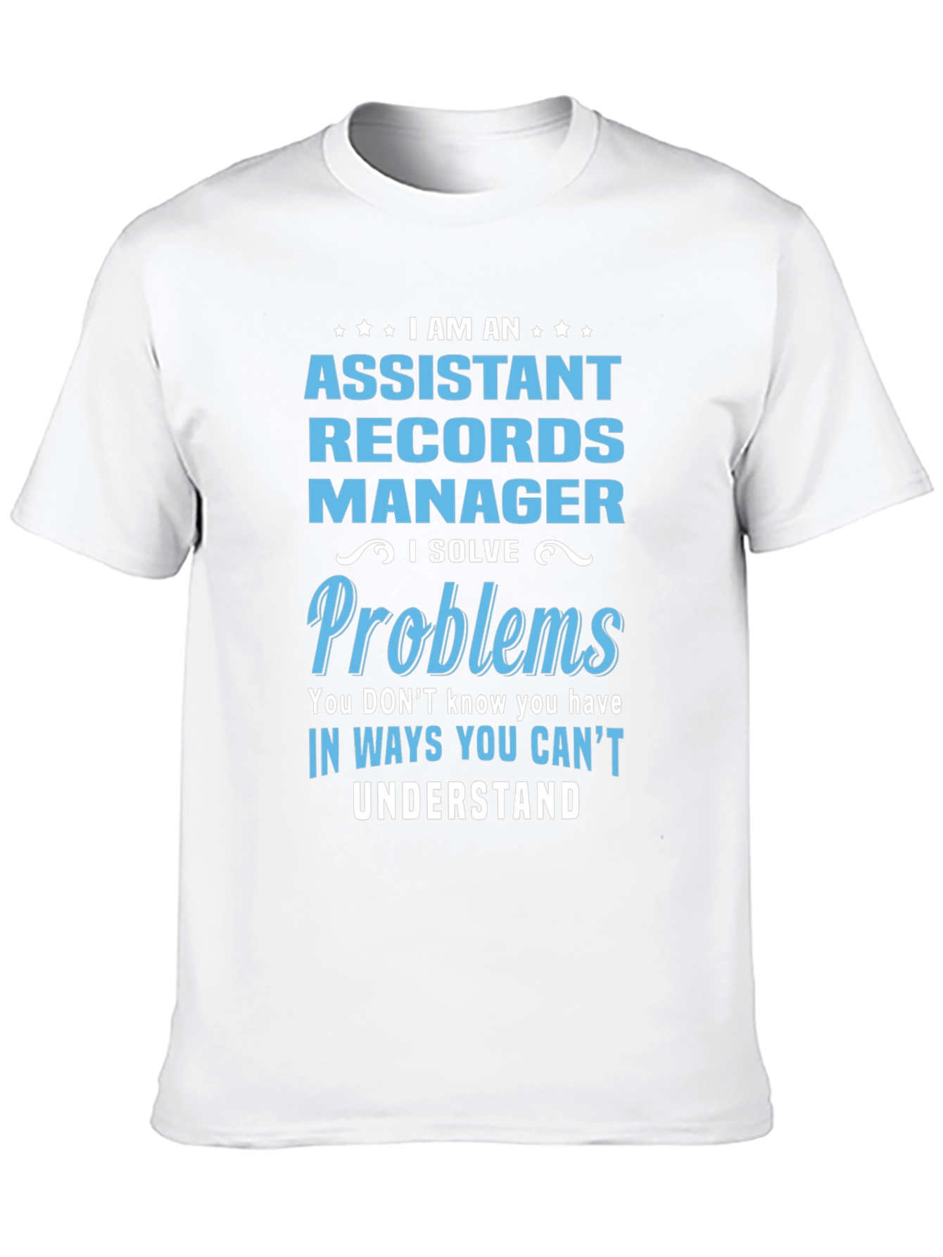 Assistant Records Manager Novelty T-Shirt