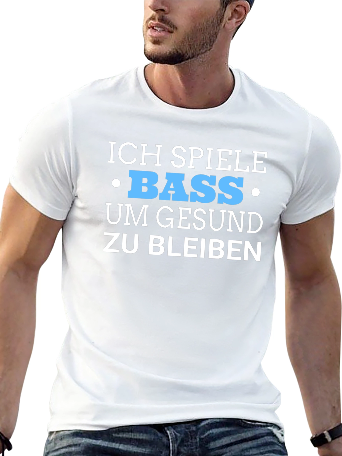 Ich Spiele Bass T-Shirt - Stay Healthy