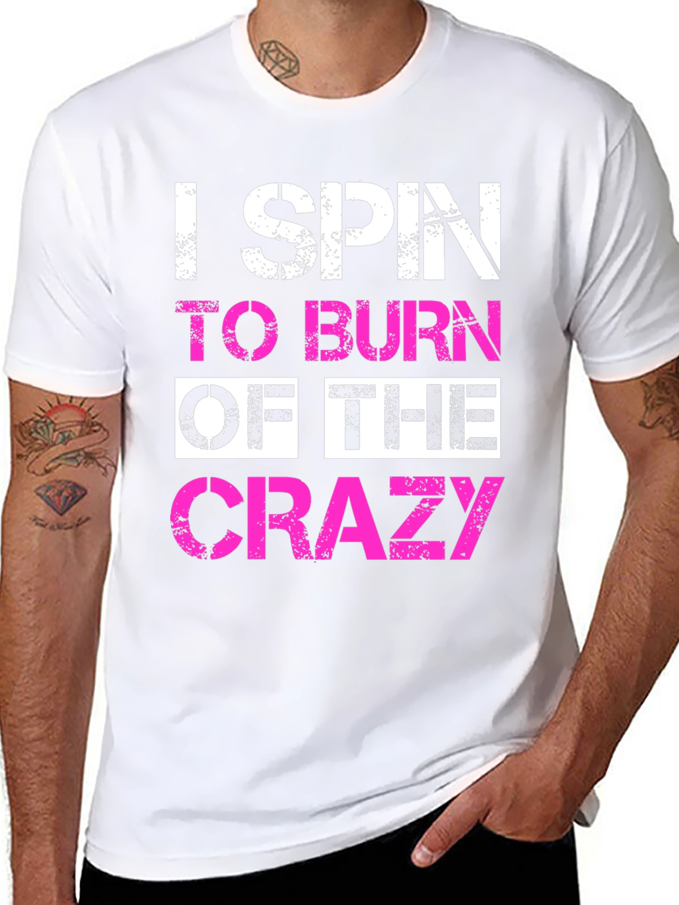I Spin to Burn Off The Crazy T-Shirt