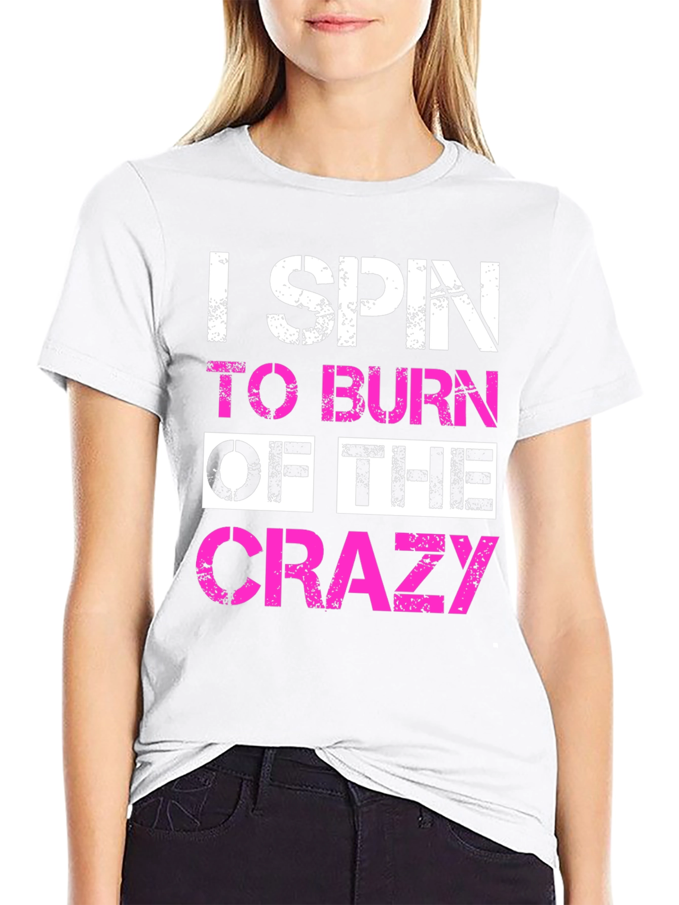 I Spin to Burn Off The Crazy T-Shirt