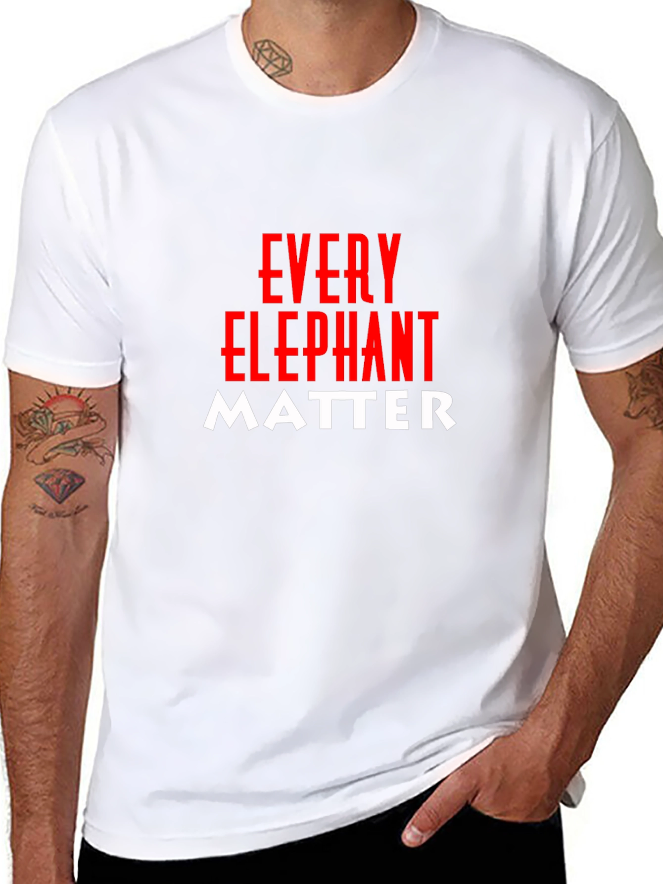 Every Elephant Matter Graphic T-Shirt