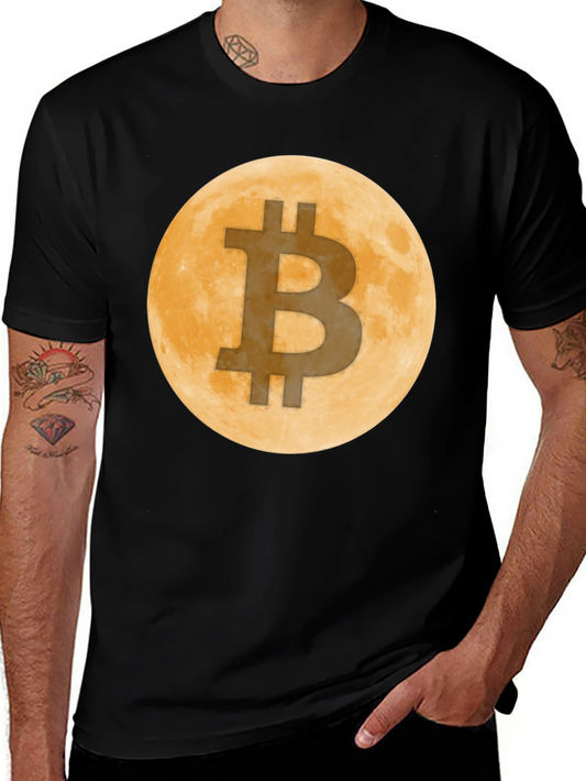 Bitcoin Moon T-Shirt - Crypto HODL Tee
