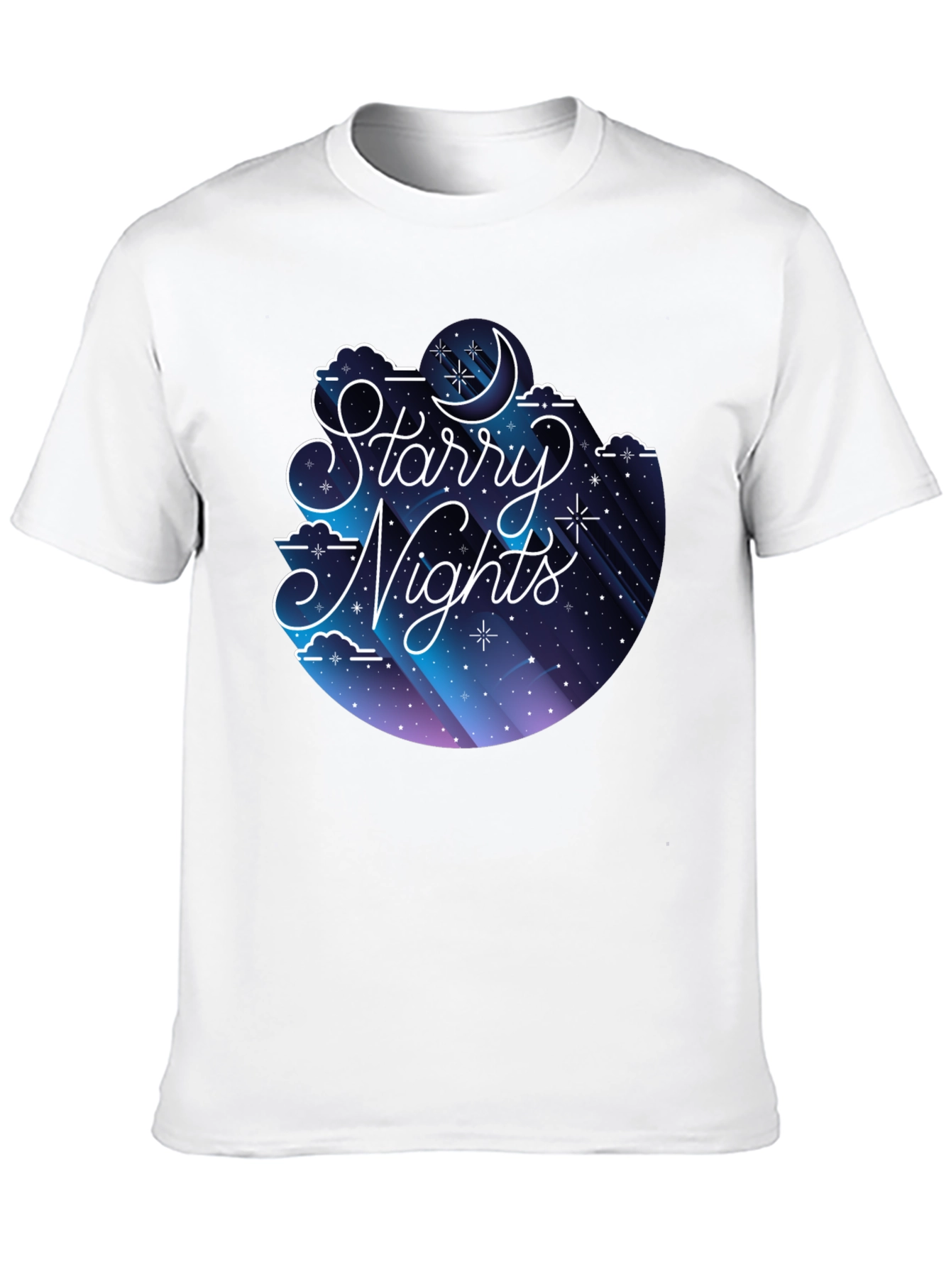 Starry Nights Graphic Tee - Soft Cotton Blend