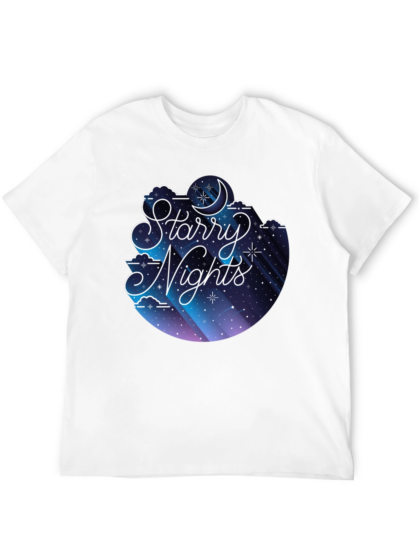 Starry Nights Graphic Tee - Soft Cotton Blend