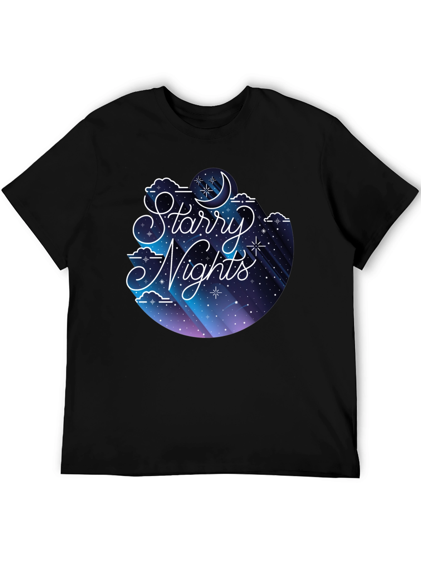 Starry Nights Graphic Tee - Soft Cotton Blend