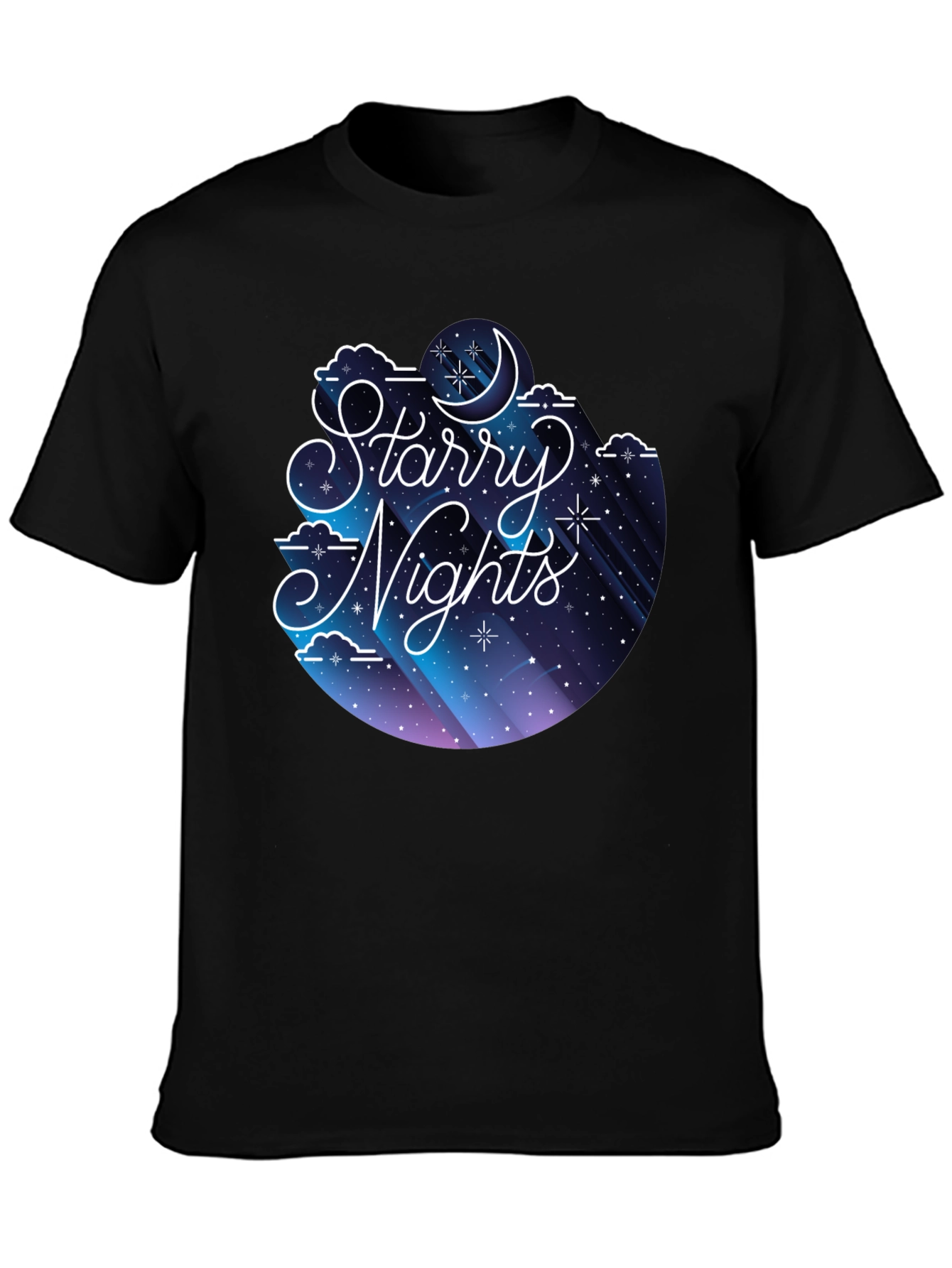 Starry Nights Graphic Tee - Soft Cotton Blend