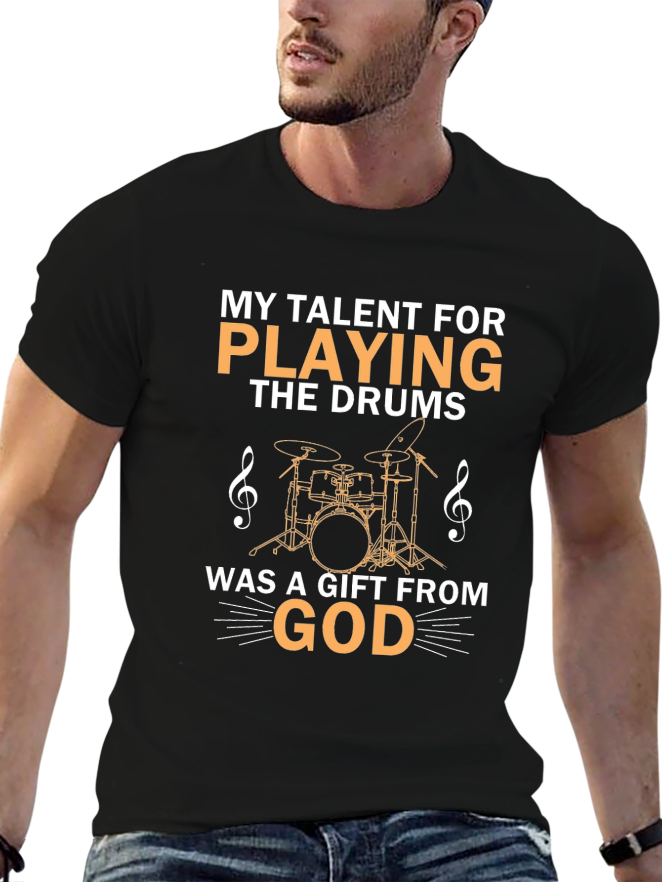 Drummers Gift T-Shirt - Music Talent Tee