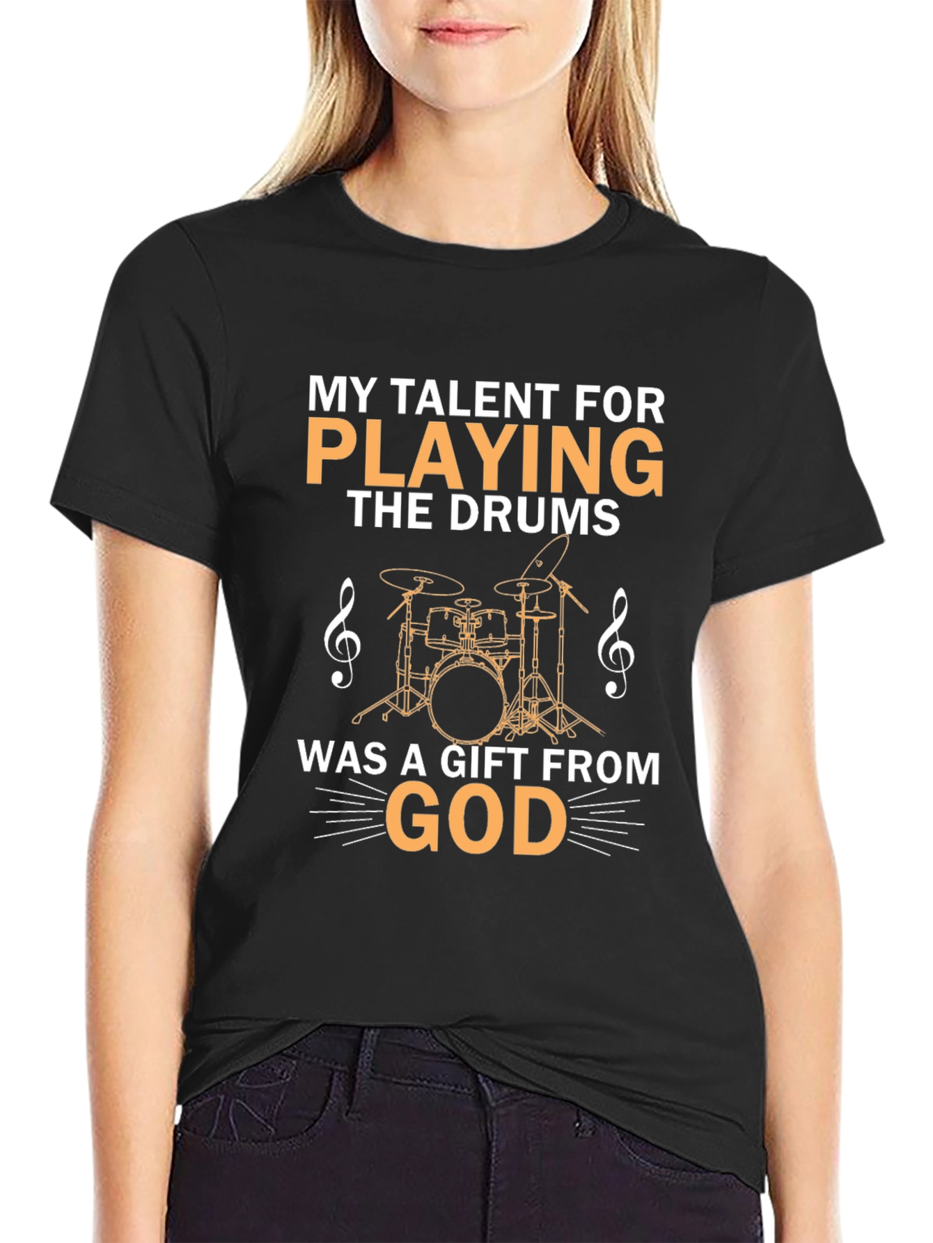 Drummers Gift T-Shirt - Music Talent Tee
