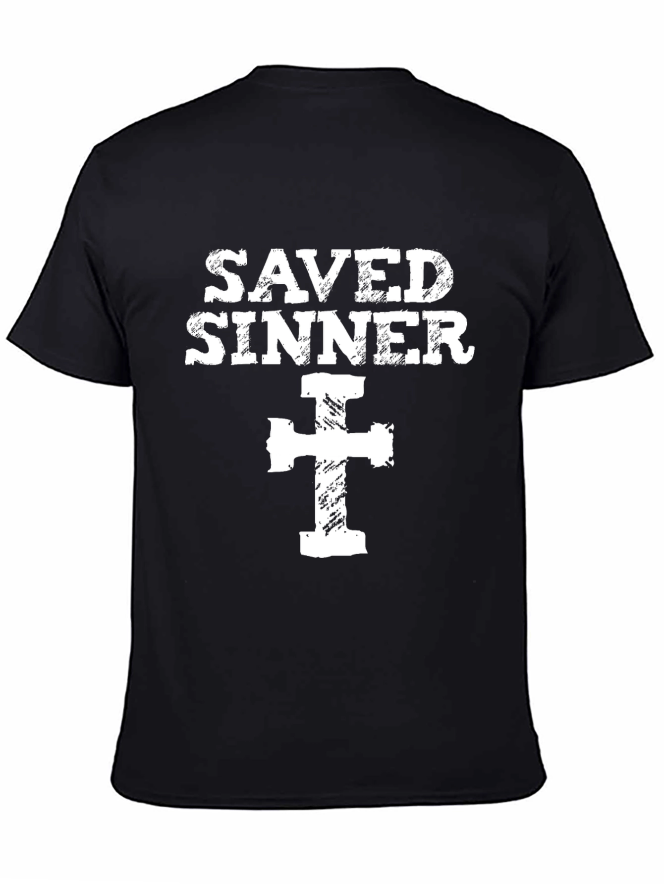 Saved Sinner Graphic Tee - Religious T-Shirt