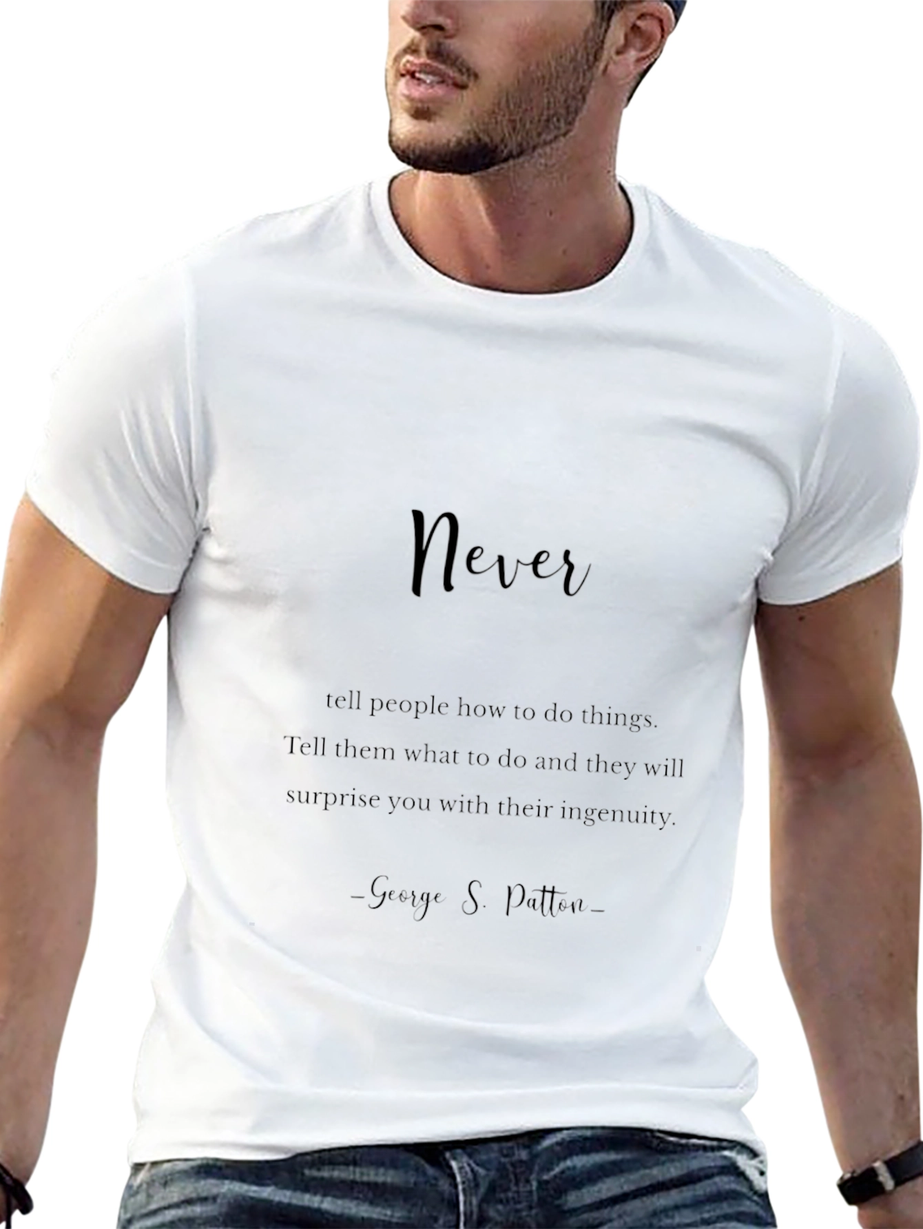 Inspirational Quote Graphic T-Shirt