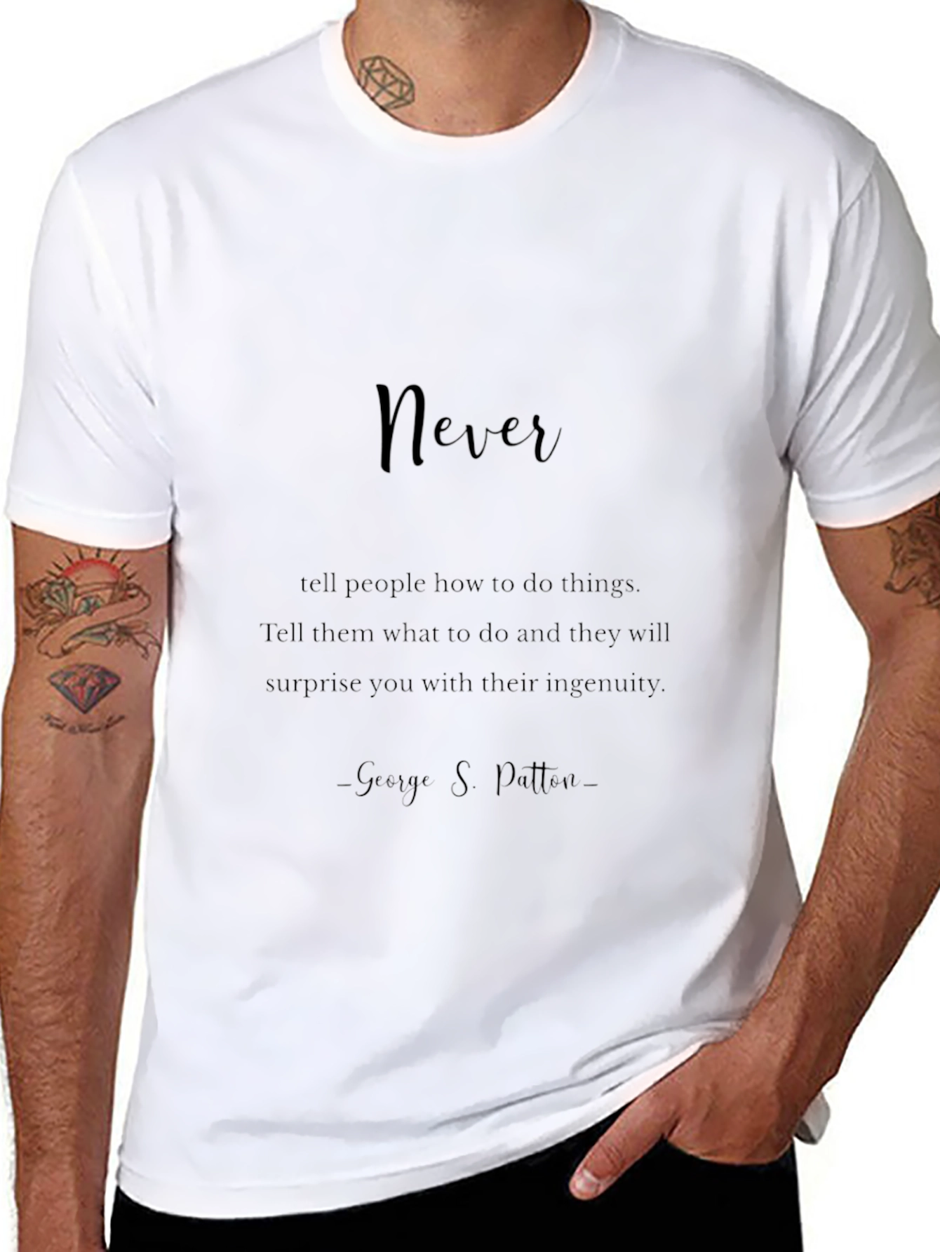 Inspirational Quote Graphic T-Shirt
