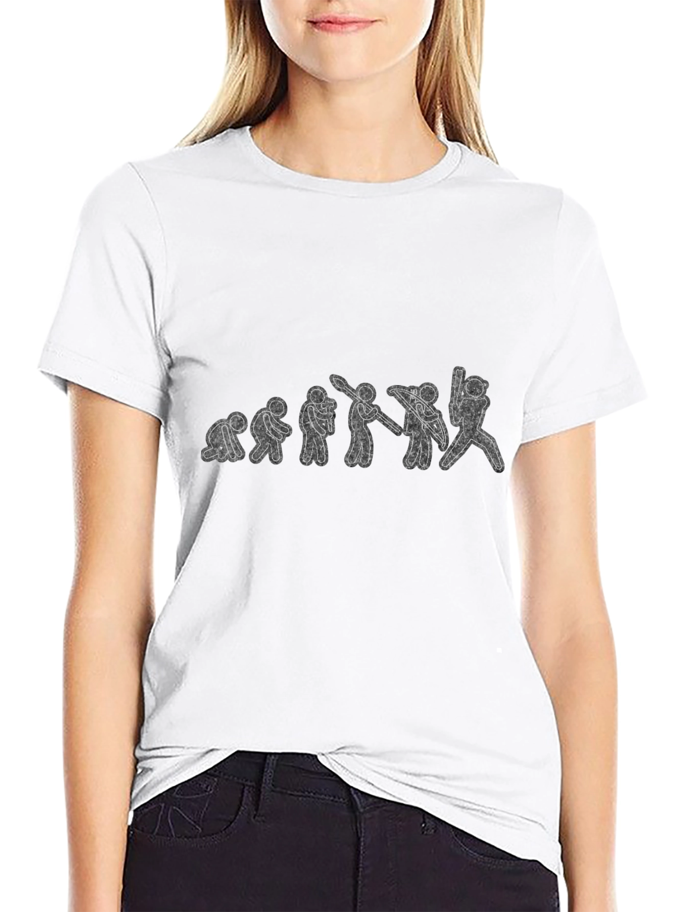 Evolution of Baseball T-Shirt