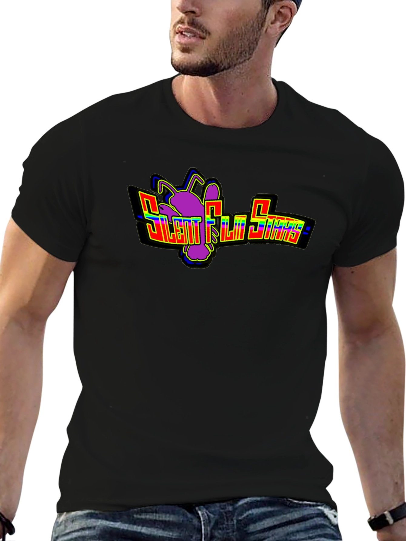 Silent Film Stars T-Shirt Black