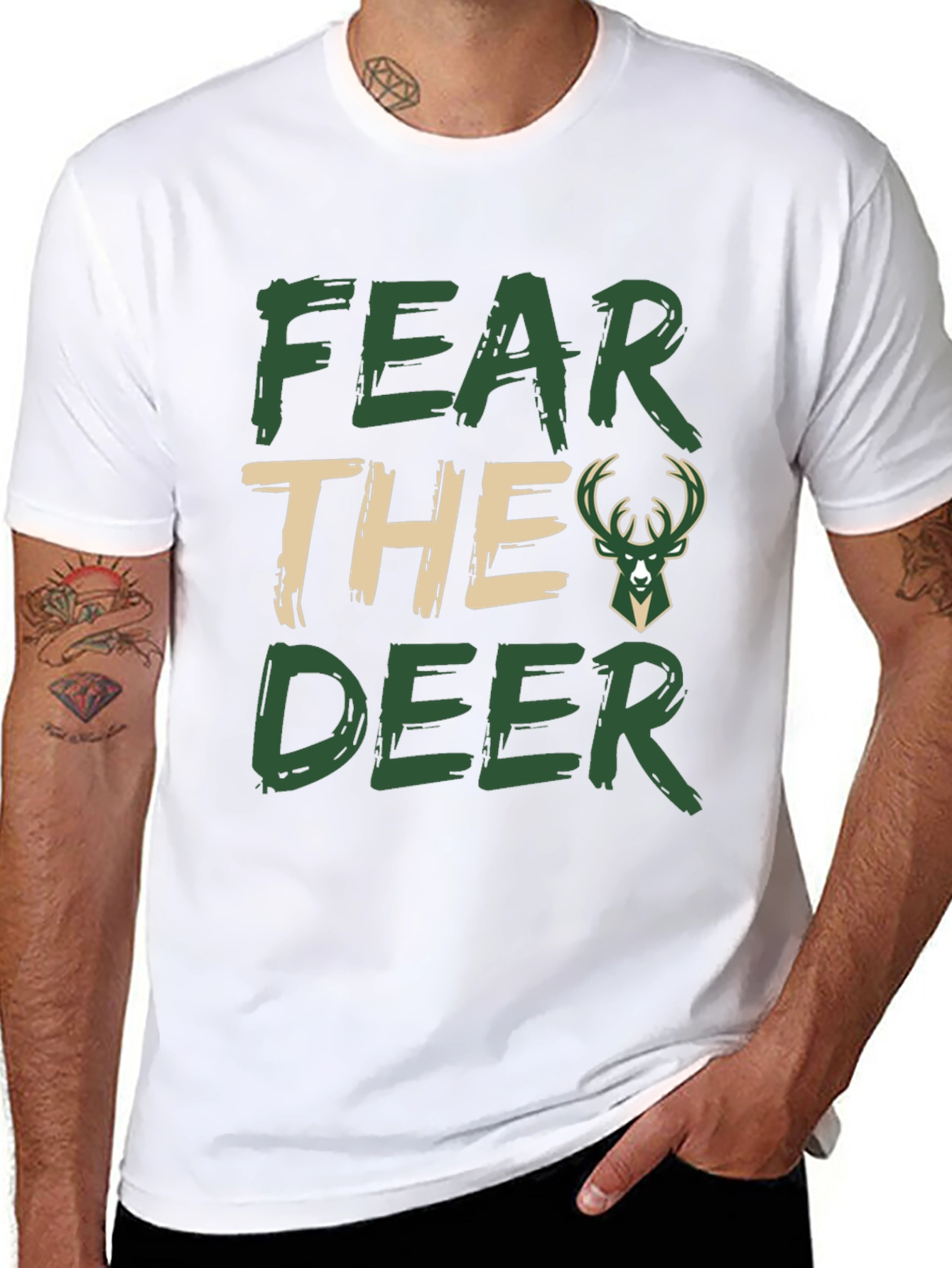 Fear The Deer Milwaukee Bucks T-Shirt