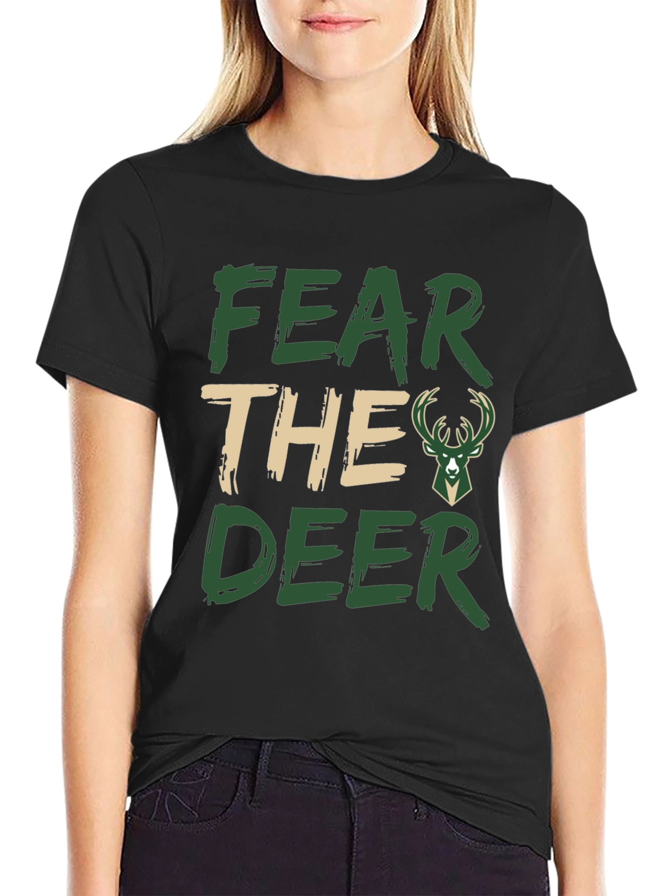Fear The Deer Milwaukee Bucks T-Shirt