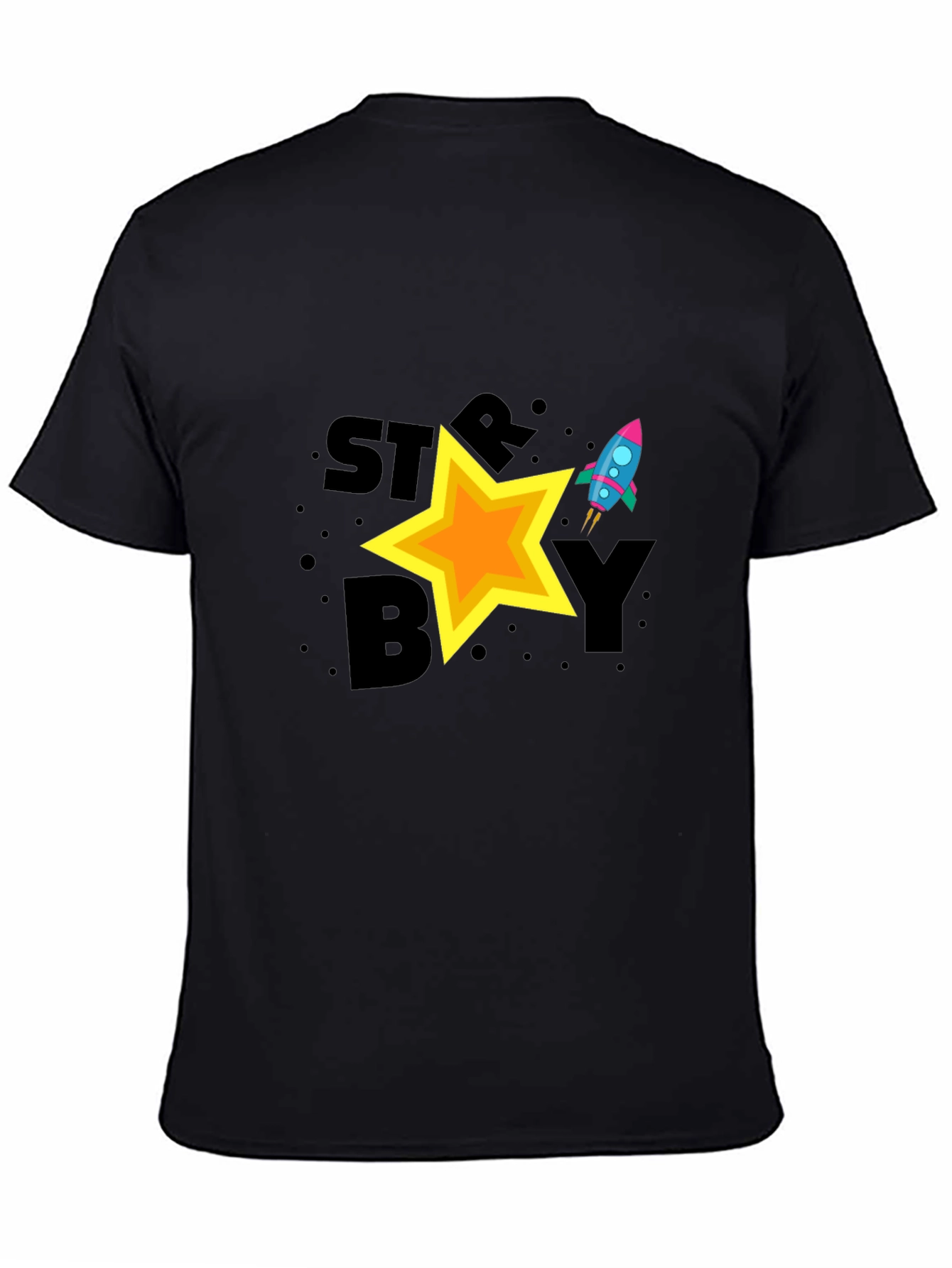 Starboy Graphic Tee - Cool Space Rocket Design
