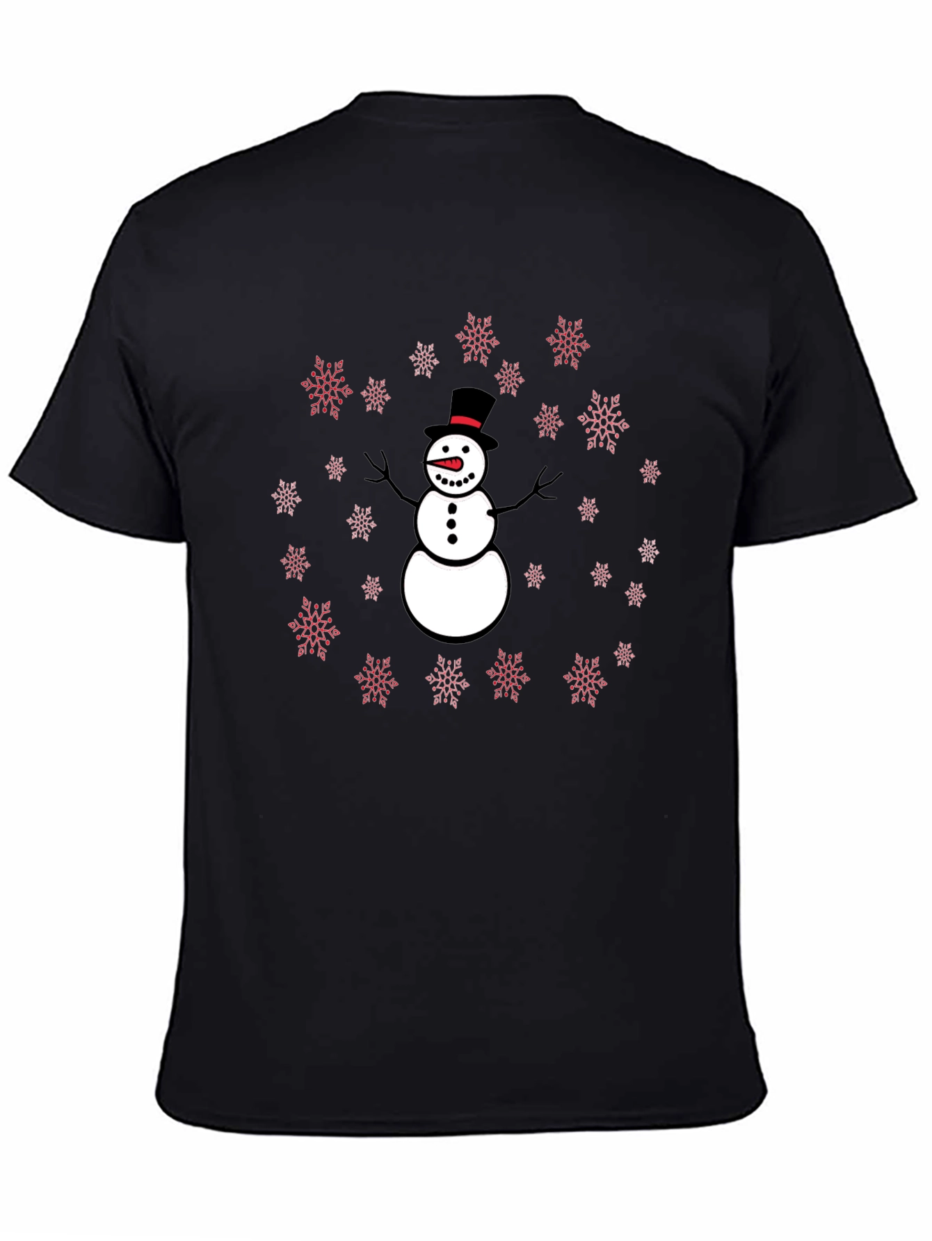 Snowman Snowflake Graphic Tee