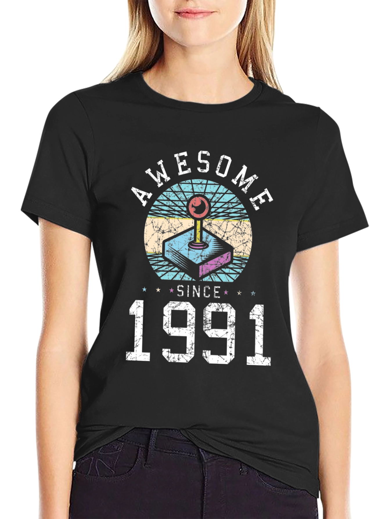 Awesome Since 1991 Retro Gamer T-Shirt