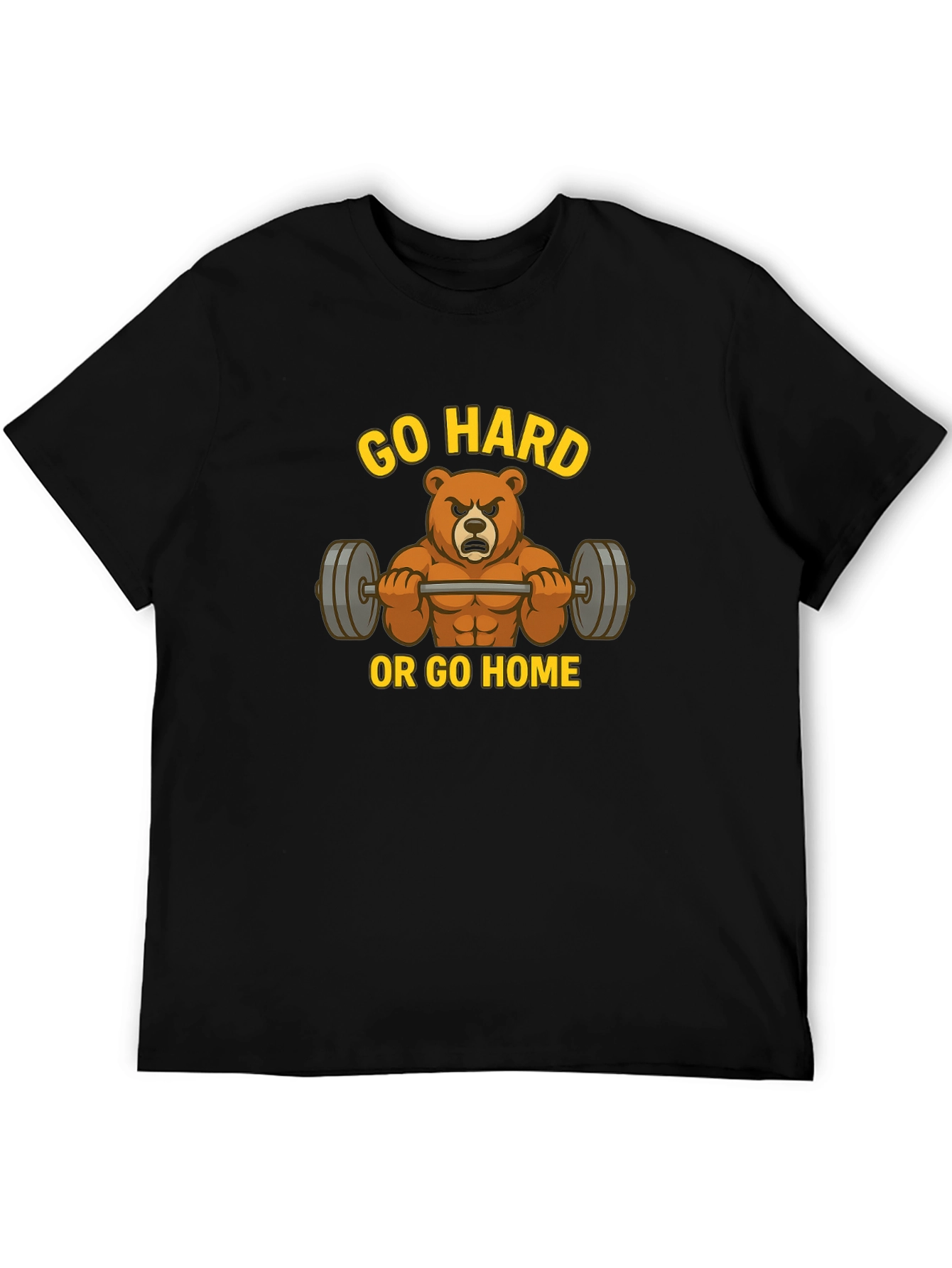 Go Hard or Go Home Bear Gym T-Shirt