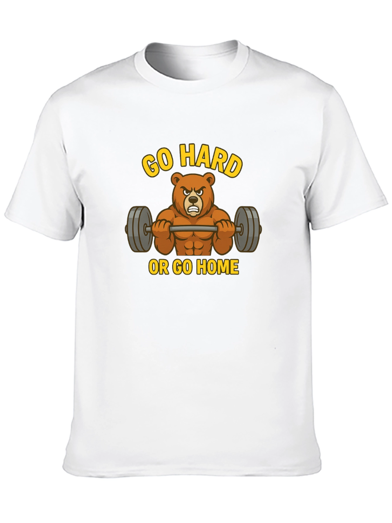 Go Hard or Go Home Bear Gym T-Shirt