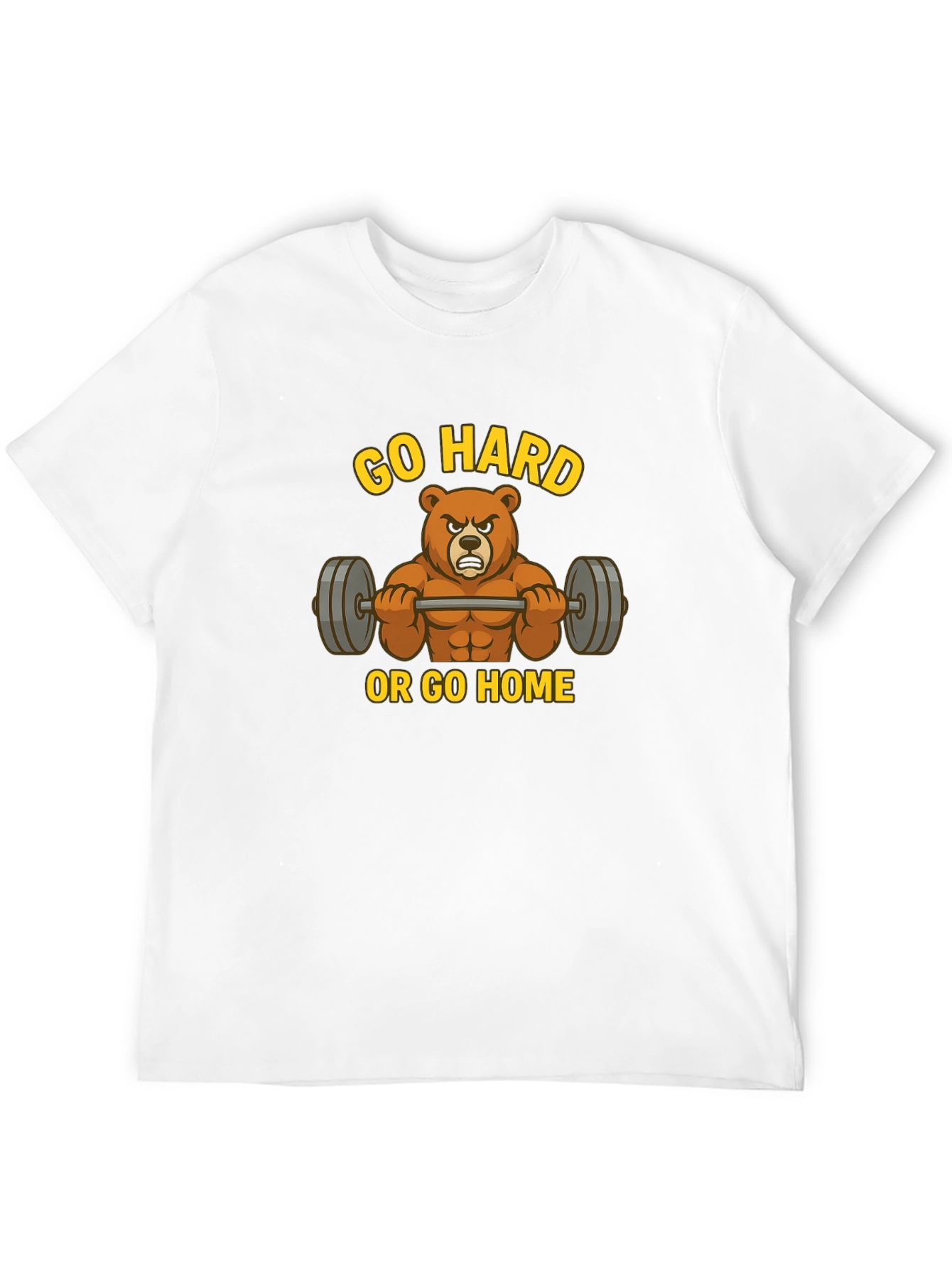 Go Hard or Go Home Bear Gym T-Shirt