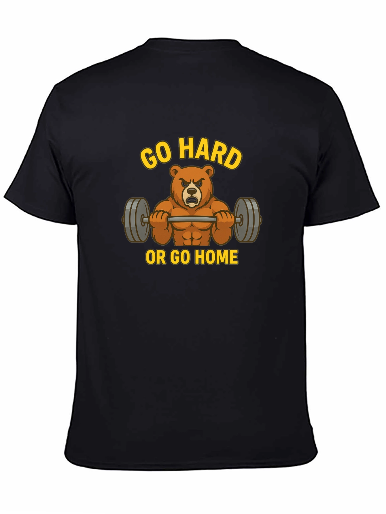Go Hard or Go Home Bear Gym T-Shirt