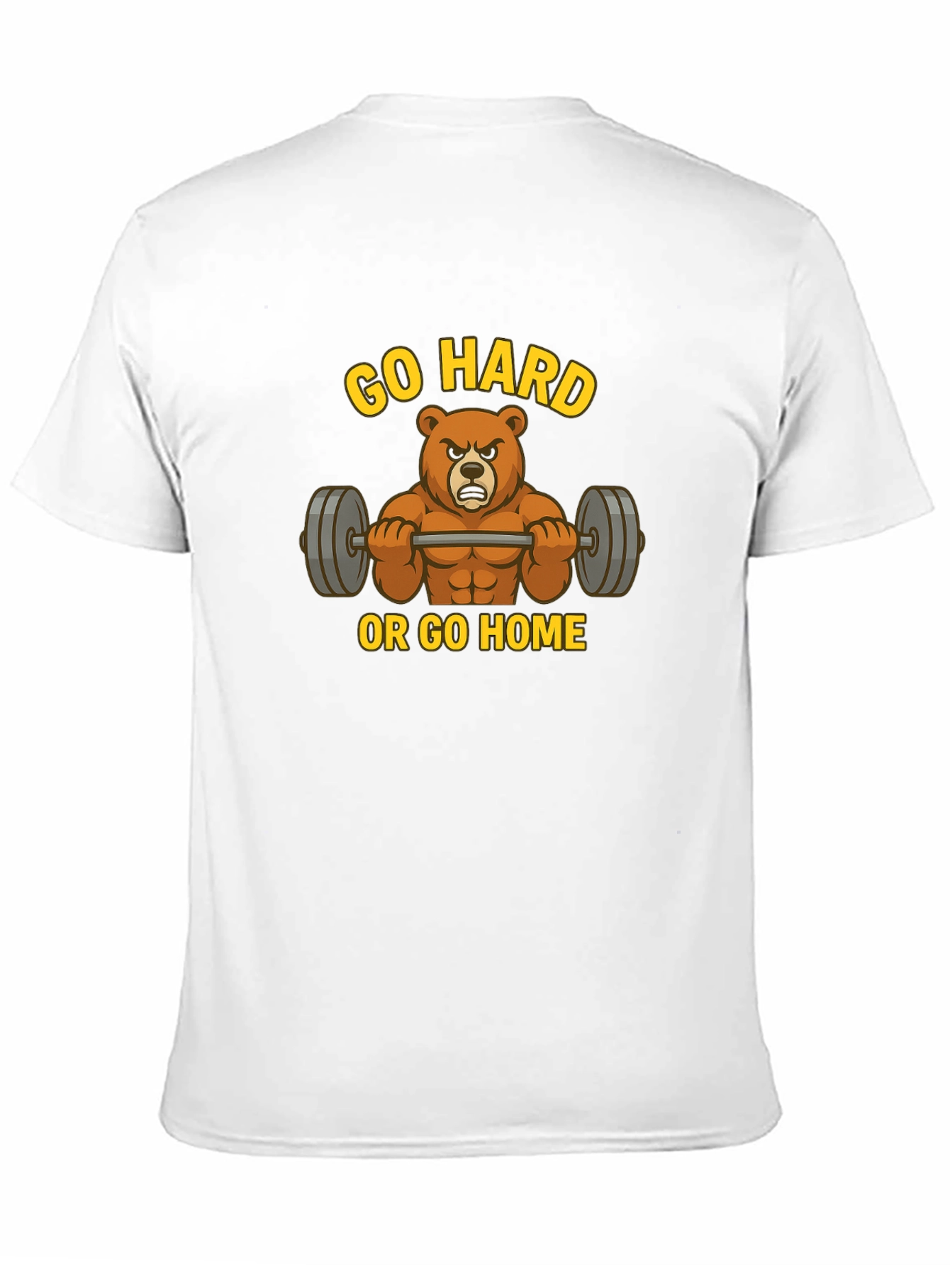 Go Hard or Go Home Bear Gym T-Shirt
