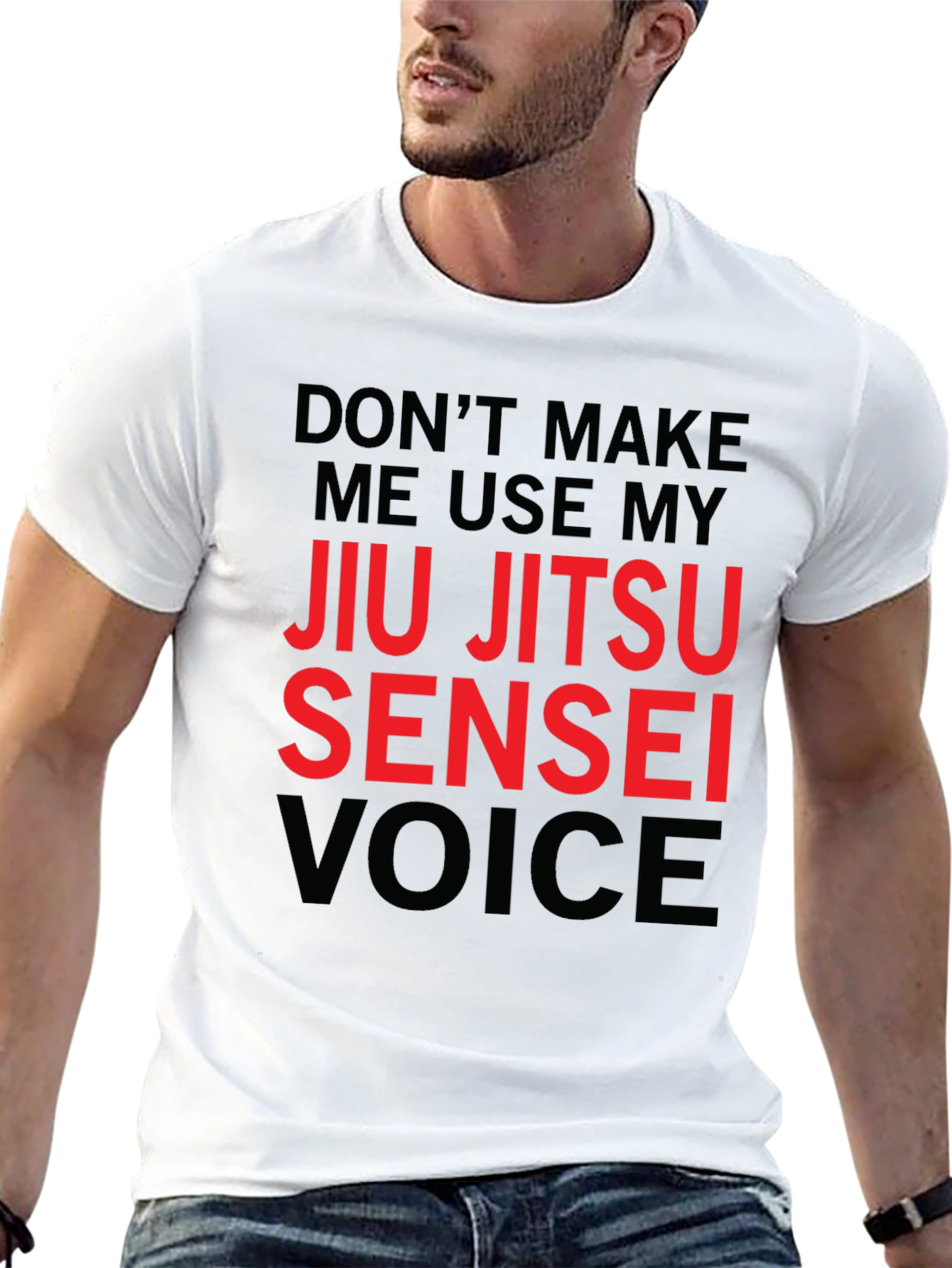 Jiu Jitsu Sensei Voice Graphic T-Shirt