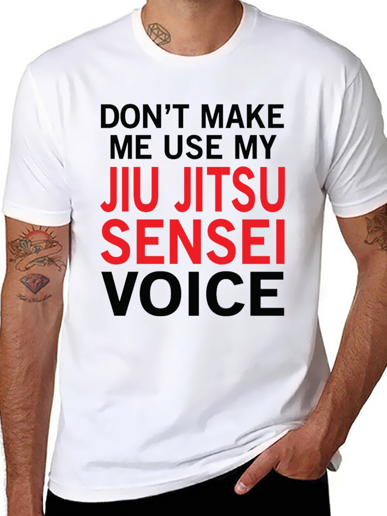 Jiu Jitsu Sensei Voice Graphic T-Shirt