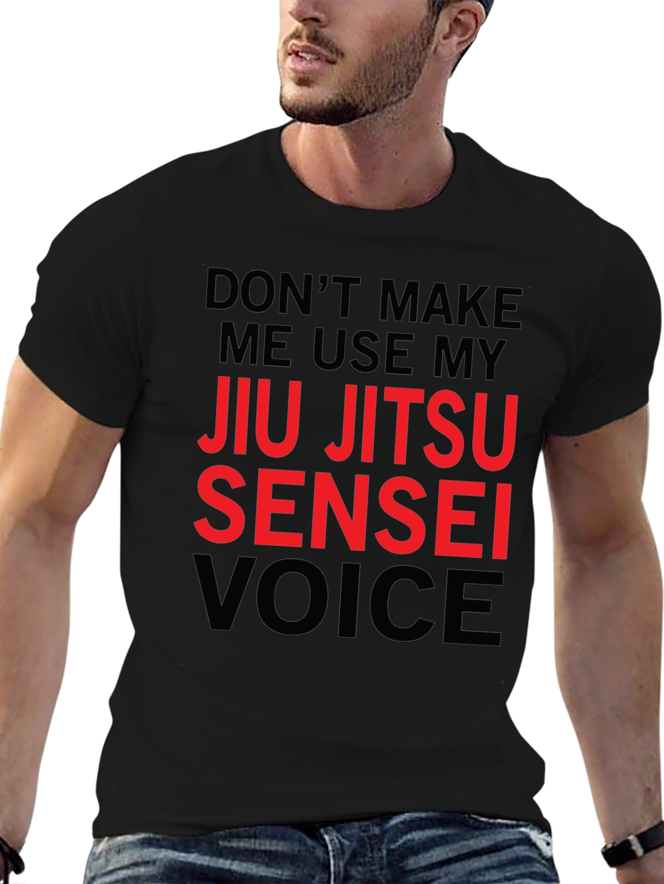 Jiu Jitsu Sensei Voice Graphic T-Shirt