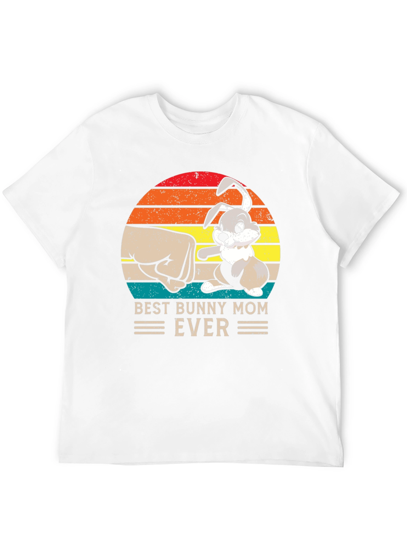 Best Bunny Mom Ever Black T-Shirt