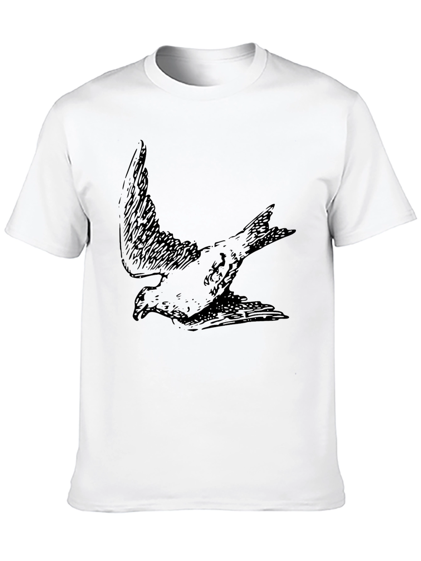 Black Bird Graphic Tee - Comfort Fit