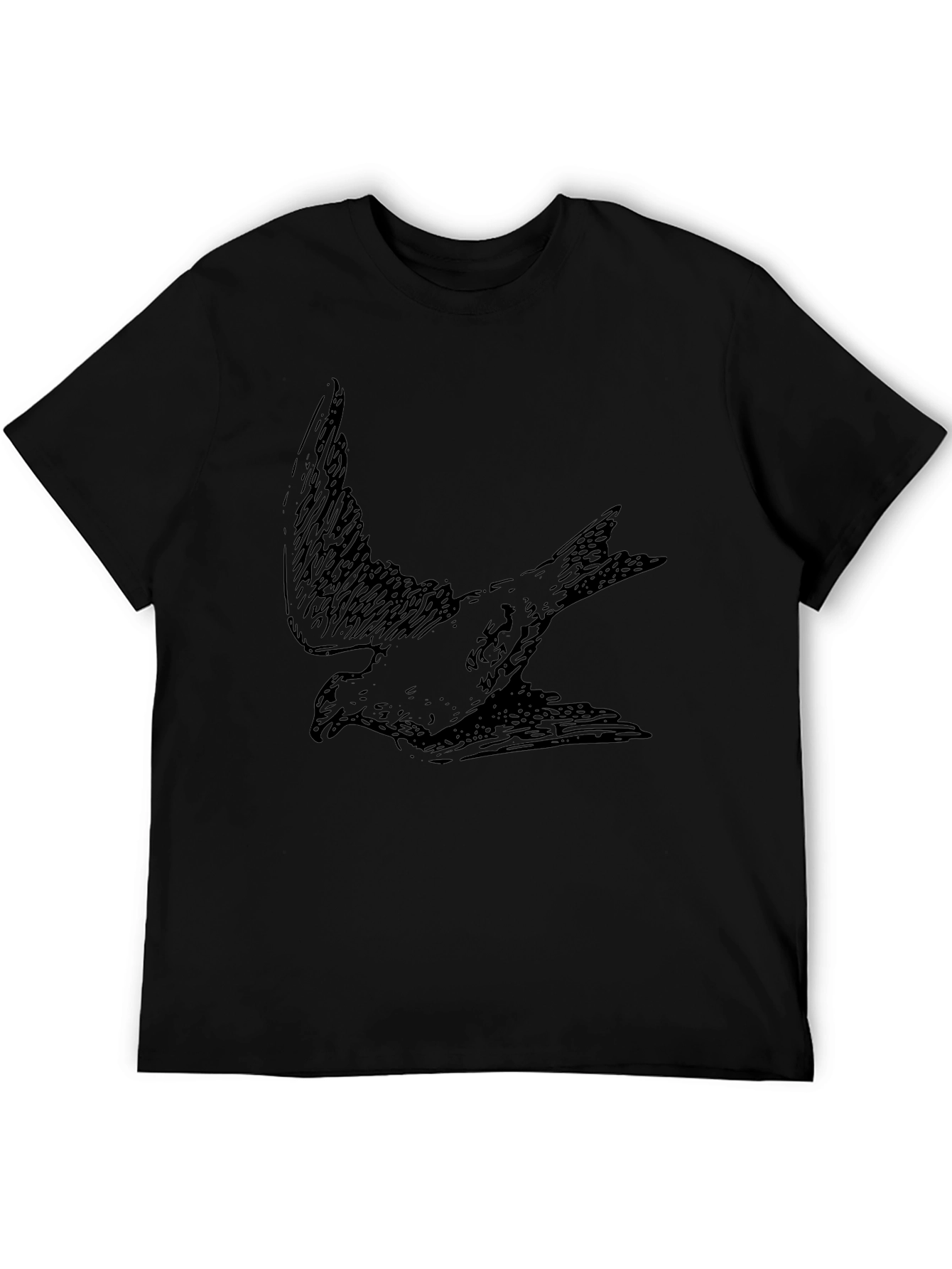 Black Bird Graphic Tee - Comfort Fit