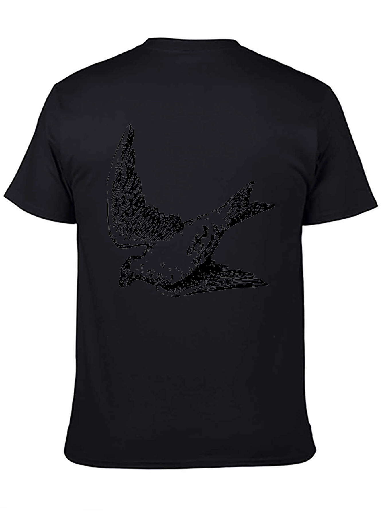 Black Bird Graphic Tee - Comfort Fit