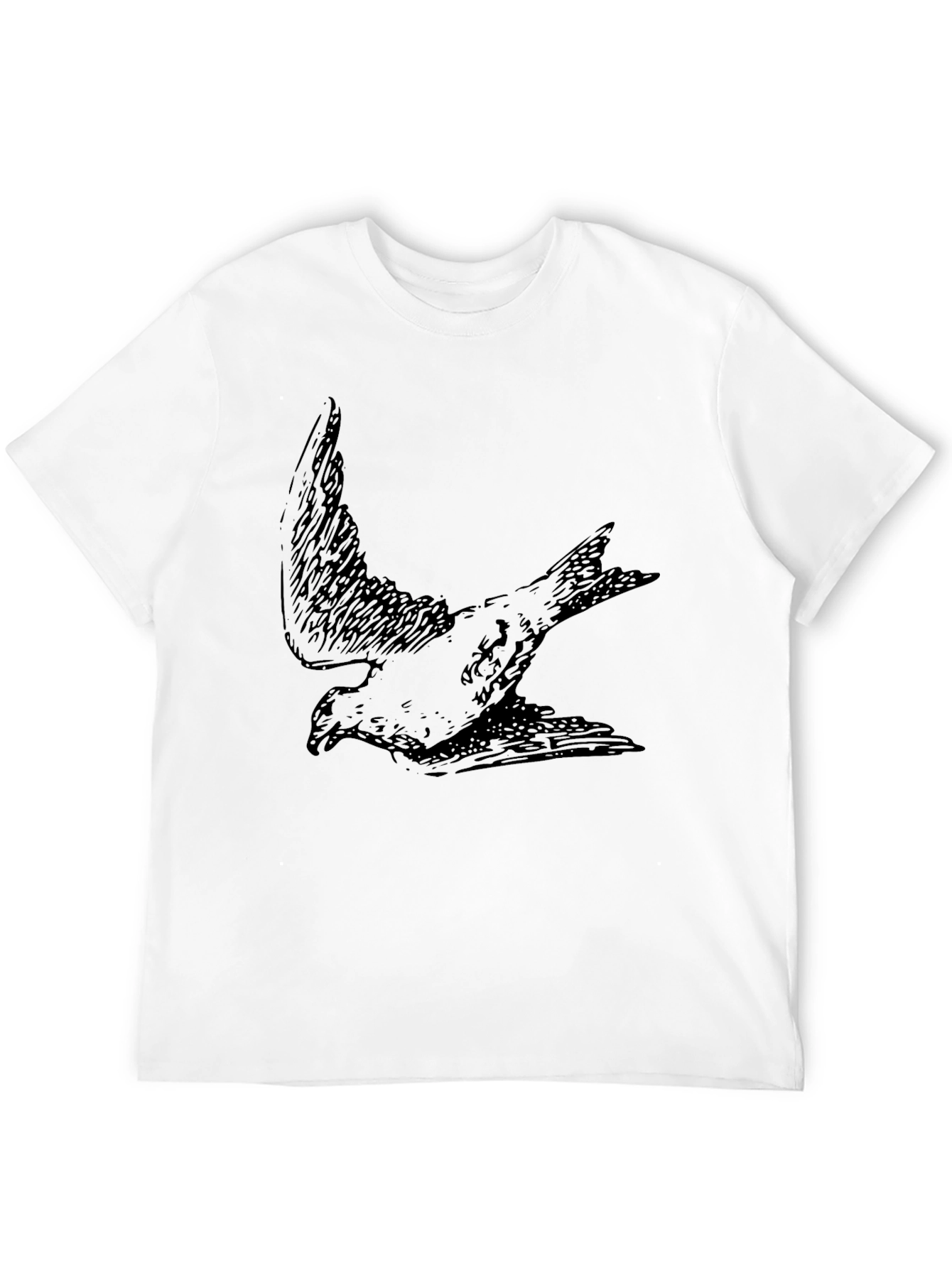Black Bird Graphic Tee - Comfort Fit