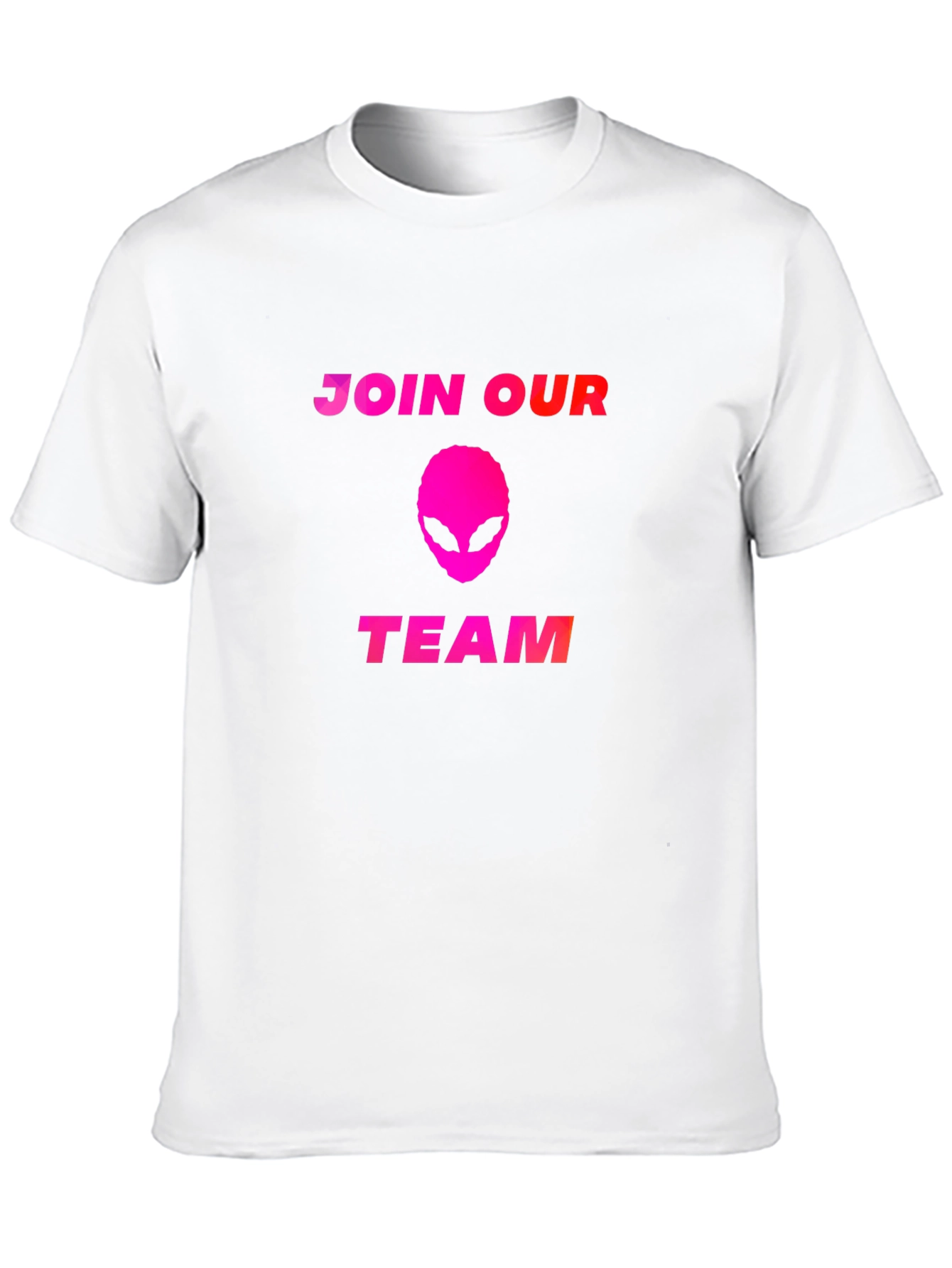 Join Our Team Alien T-Shirt - Black Cotton Blend