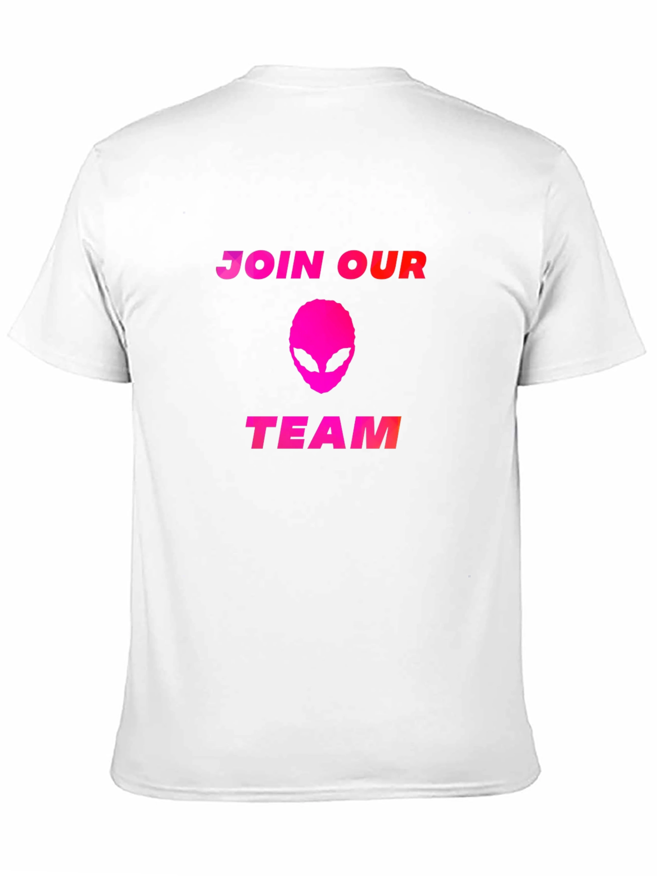 Join Our Team Alien T-Shirt - Black Cotton Blend