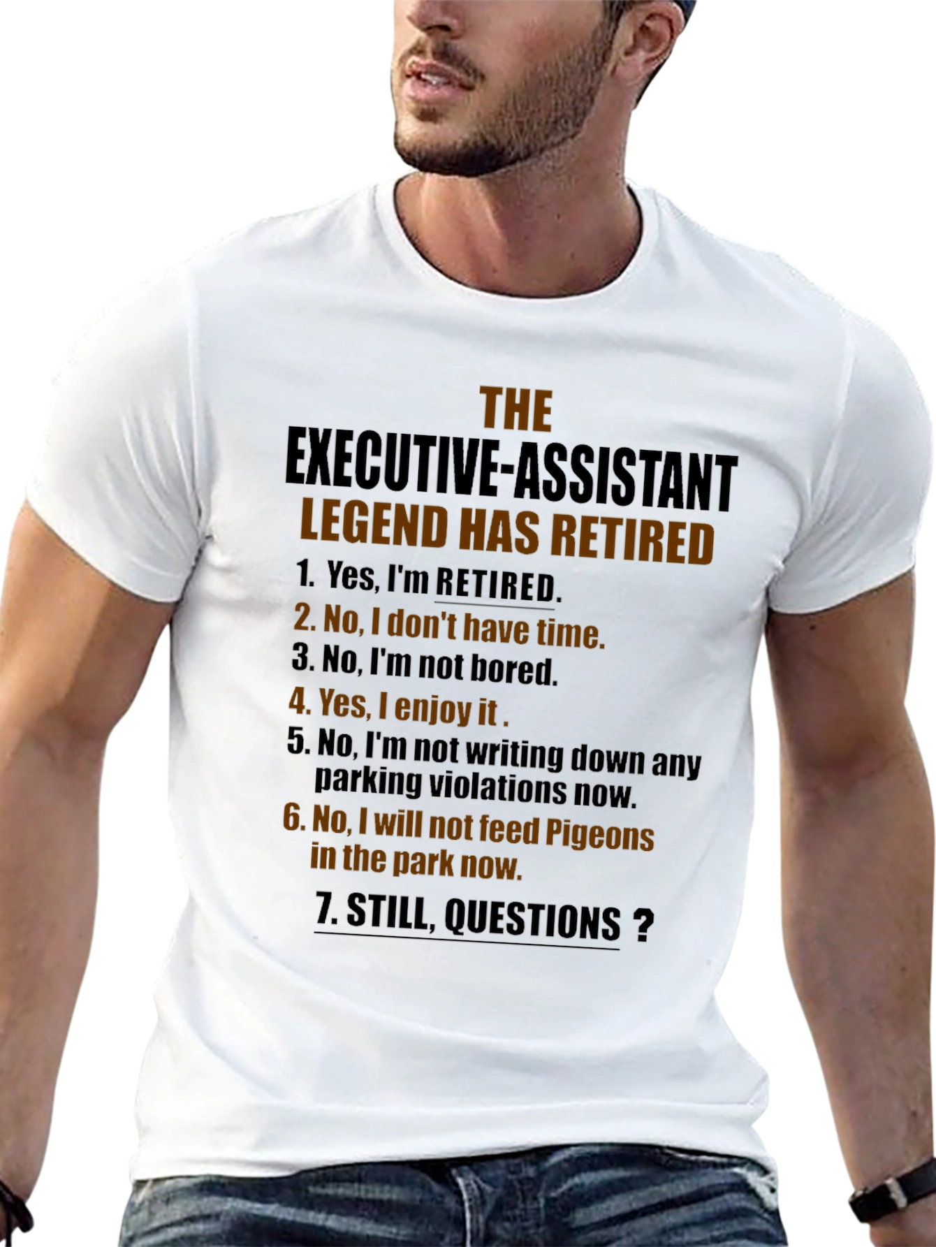 Retired Executive Assistant Legend Graphic Tee